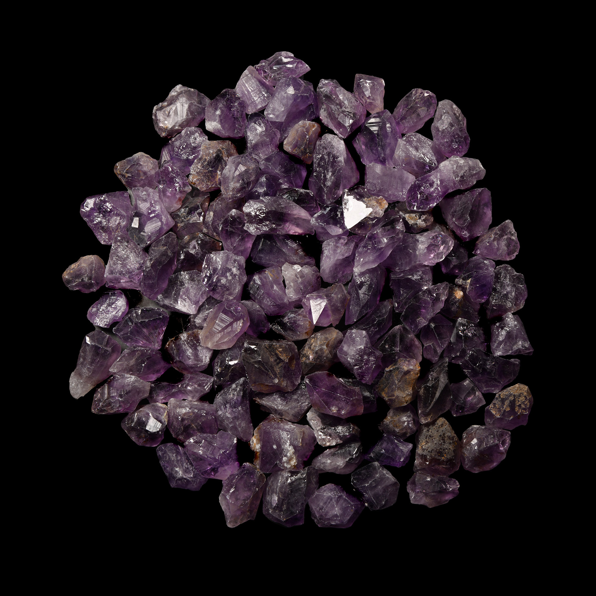 Natural History - Amethyst Crystal Chunk Group