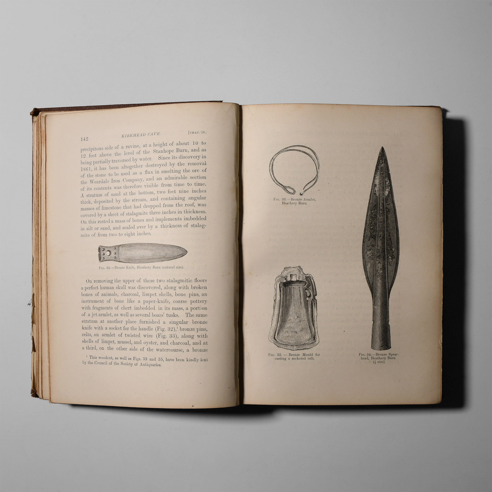 Natural History Books - Dawkins - Cave Hunting