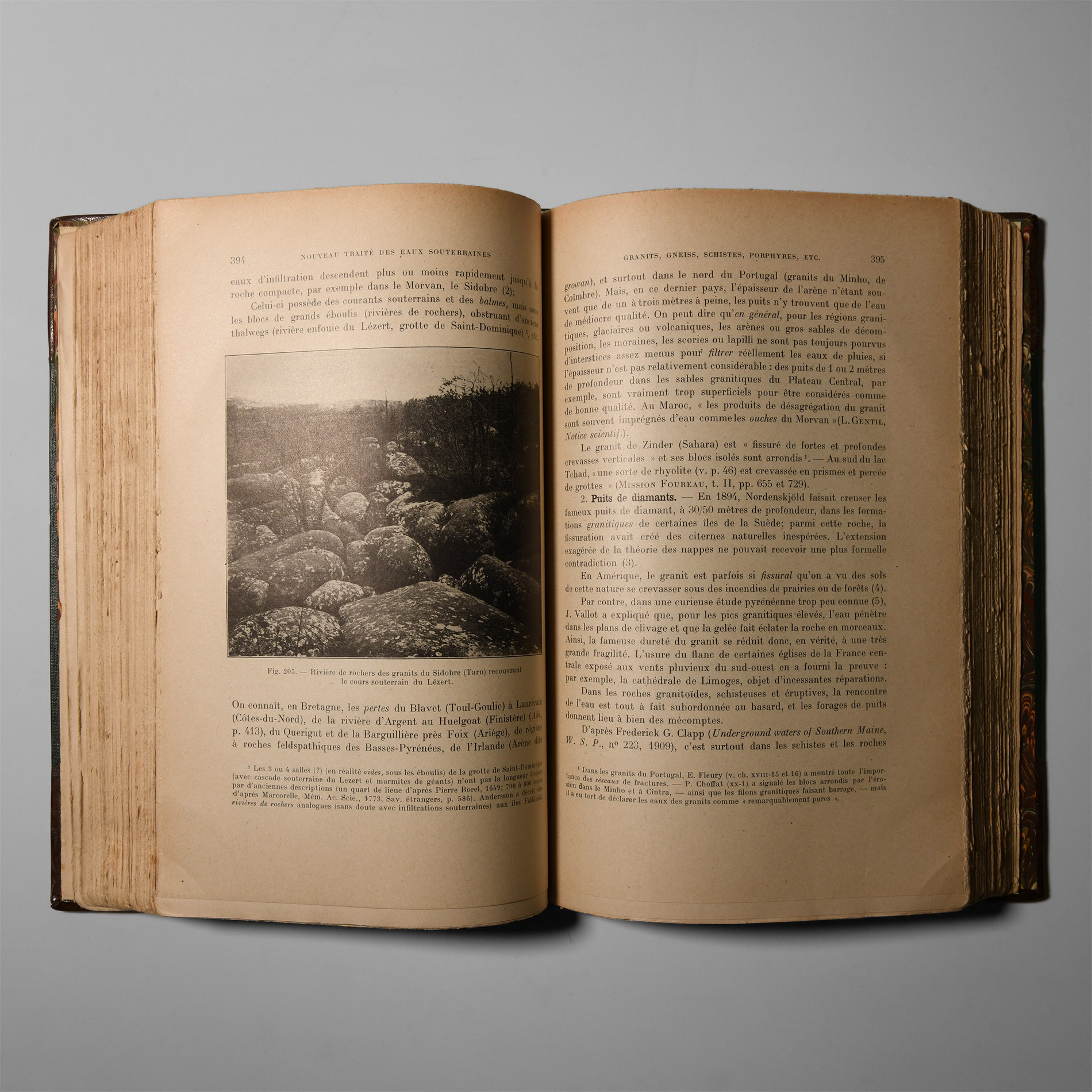 Natural History Books - Martell - Nouveau Traites des Eaux Souterraines
