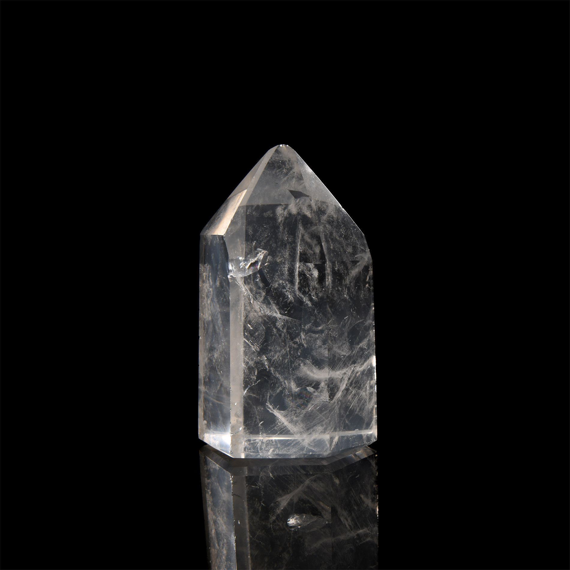 Natural History - Large Cut and Polished Quartz Crystal Point