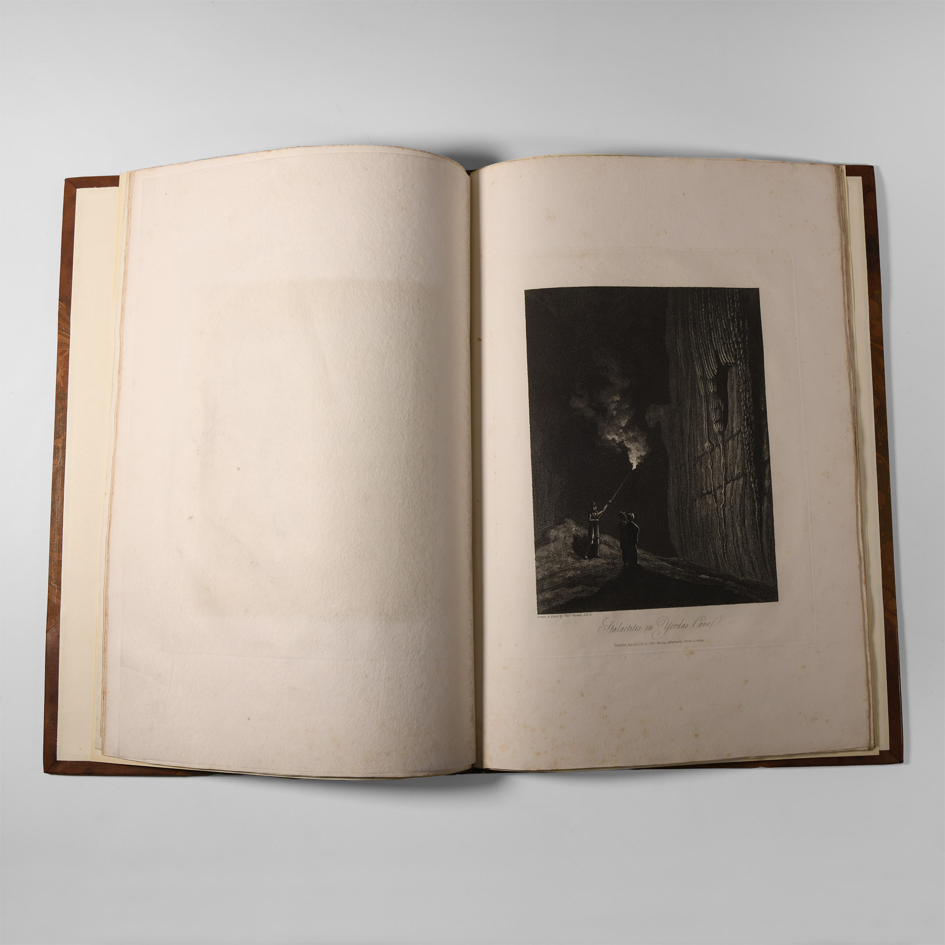Natural History Books - Westall - Views of the Caves near Ingleton Gordale Scar and Malham Cove in Yorkshire