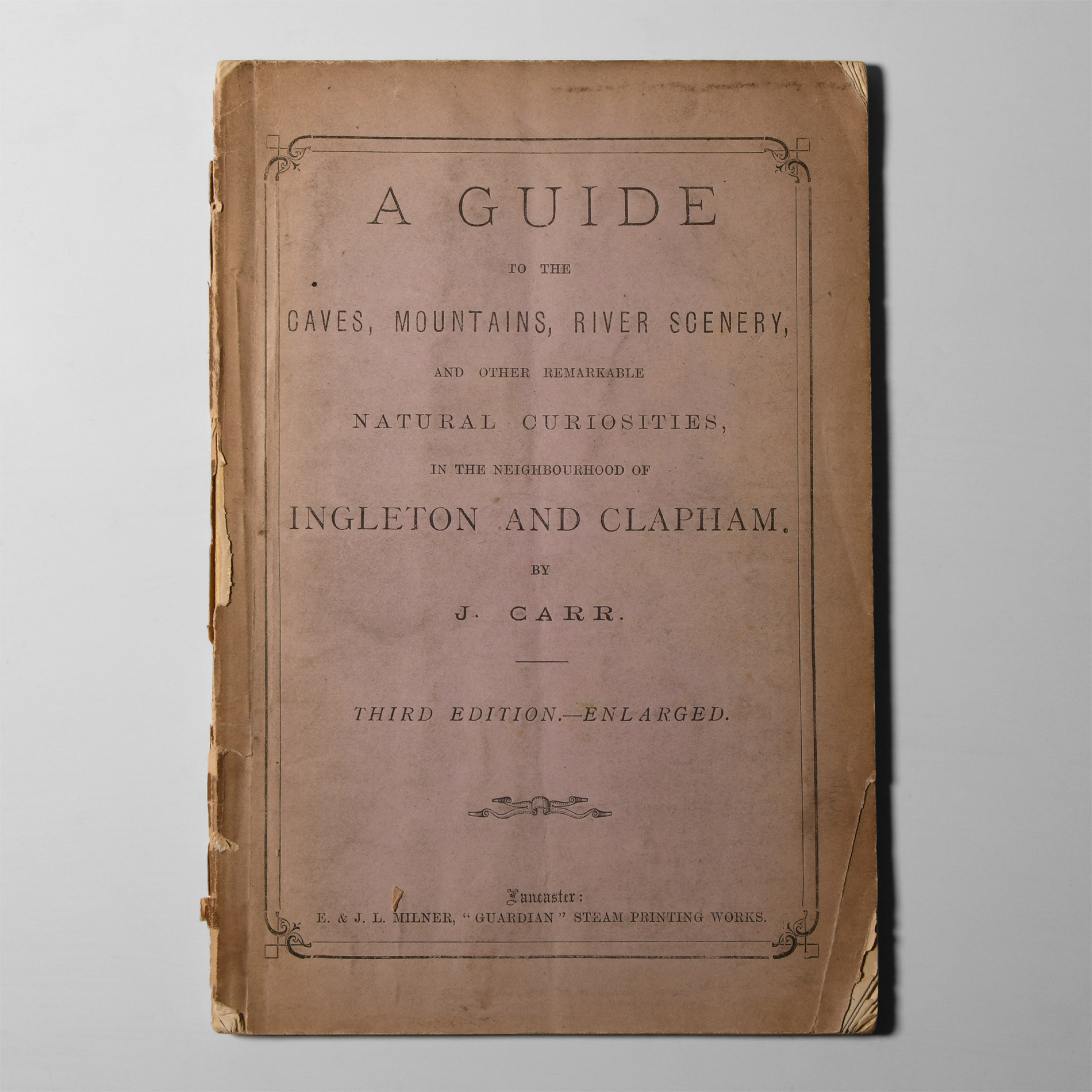 Natural History Books - Carr - Guide to the Caves, Mountains River Scenery