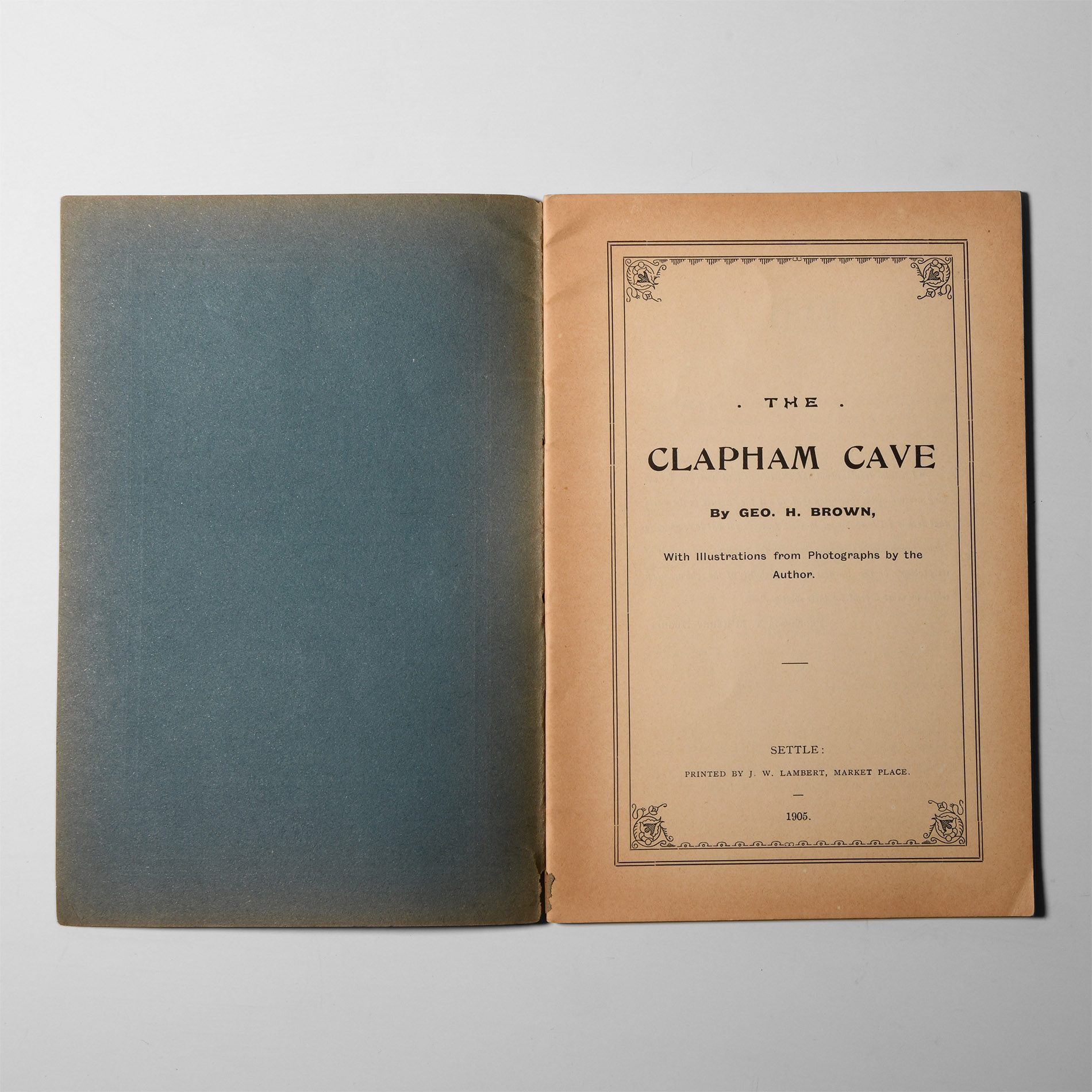 Natural History Books - Brown - The Clapham Cave