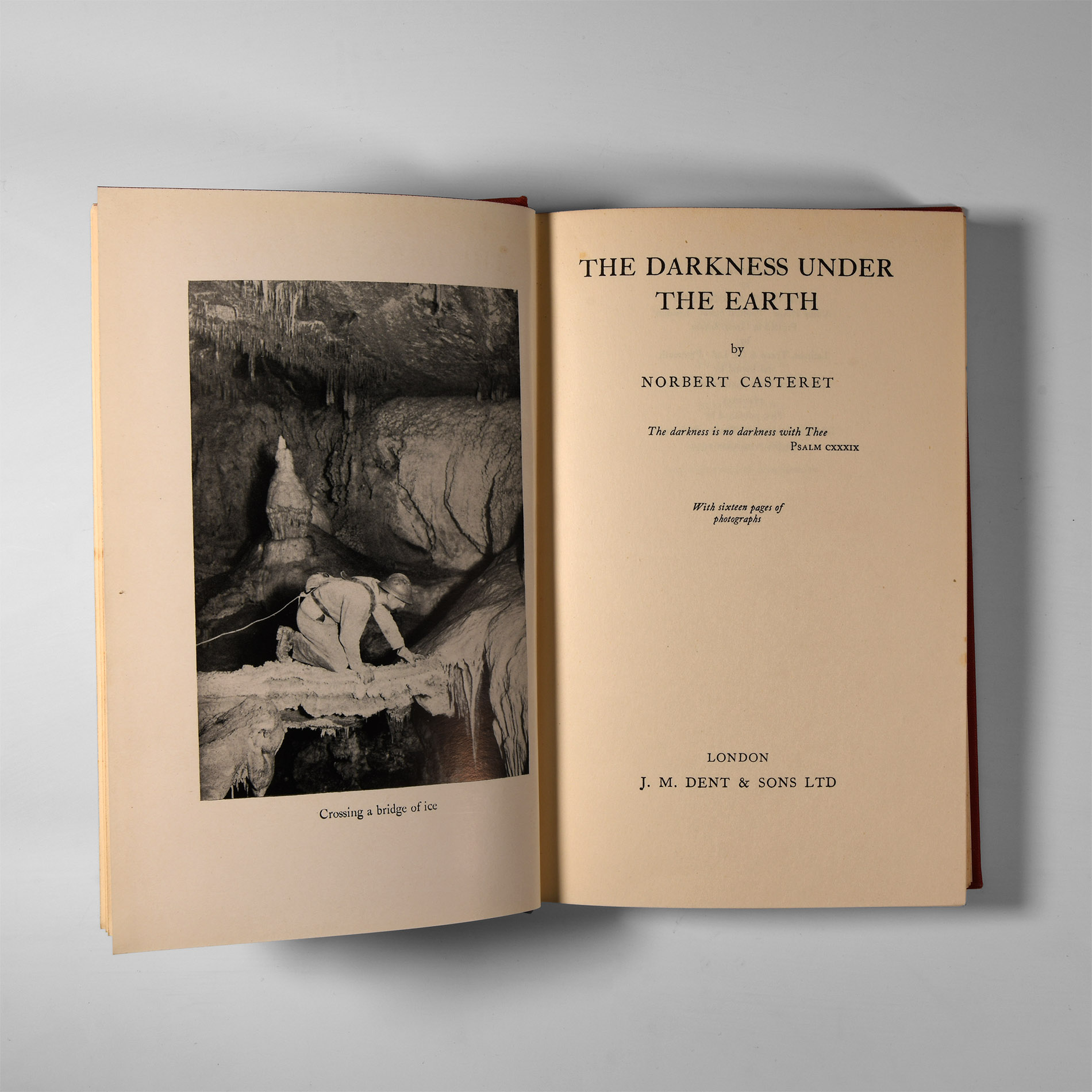 Natural History Books - Casteret - The Darkness Under the Earth