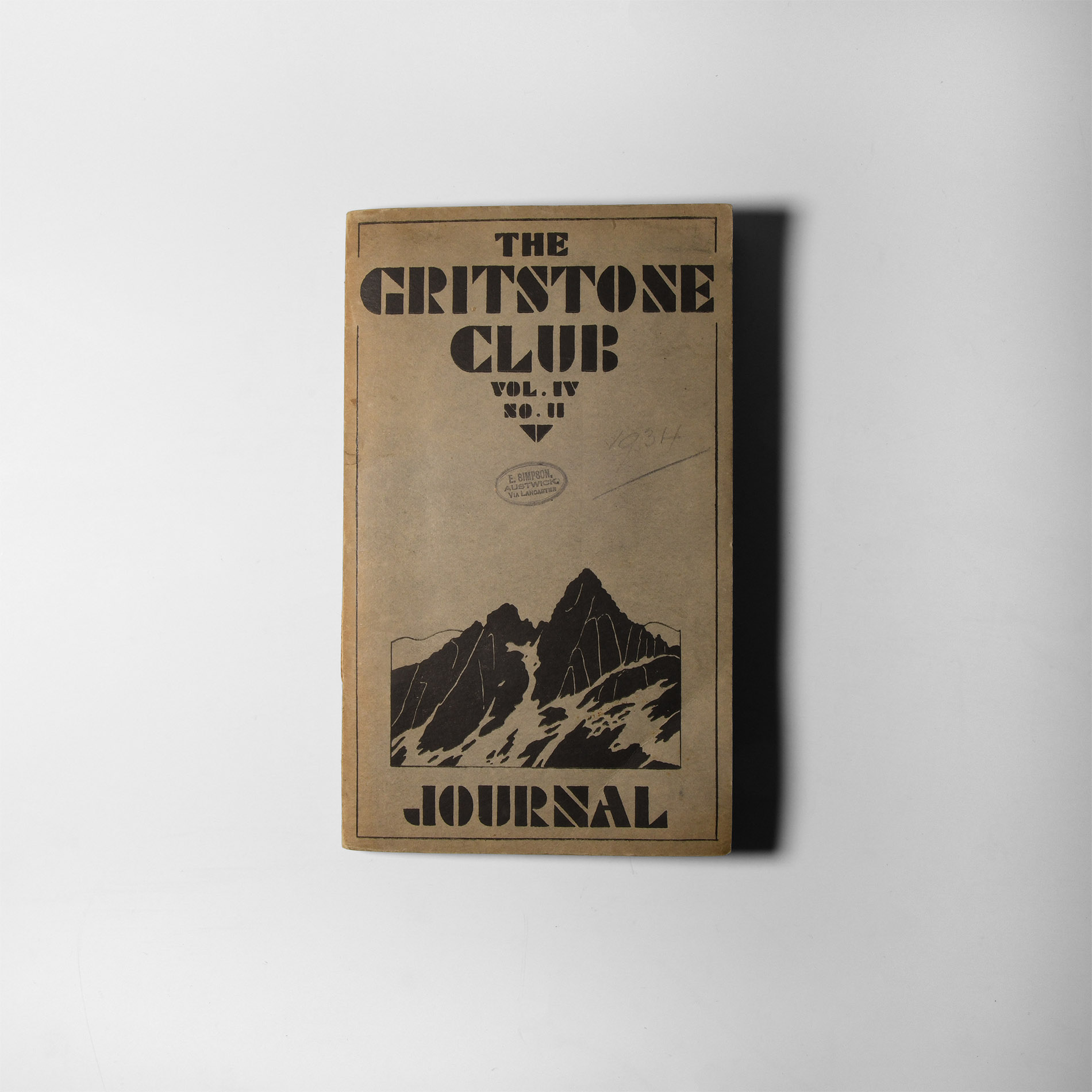 Natural History Books - The Gritstone Club Journal, Volume IV(II)