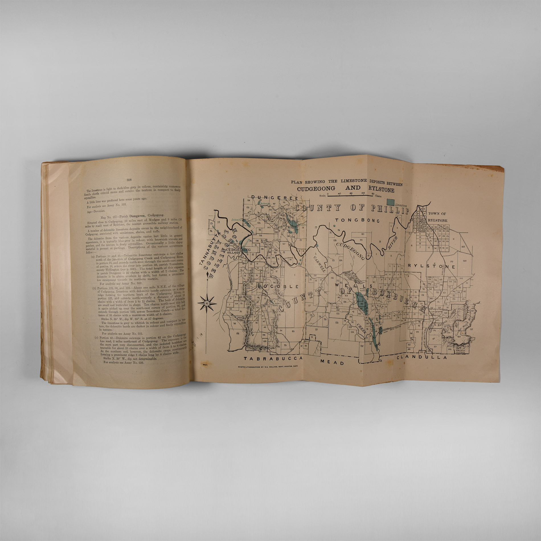 Natural History Books - Carne / Jones - The Limestone Deposits of NSW (Mineral Resources No.25)