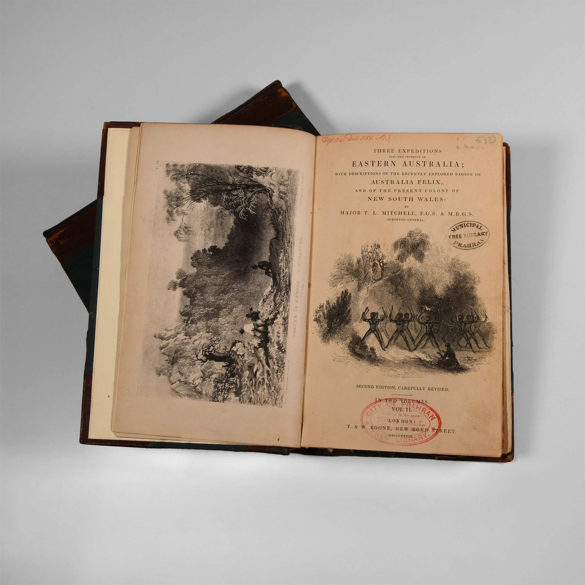 Natural History Books - Mitchell - Three Expeditions Into the Interior of Eastern Australia