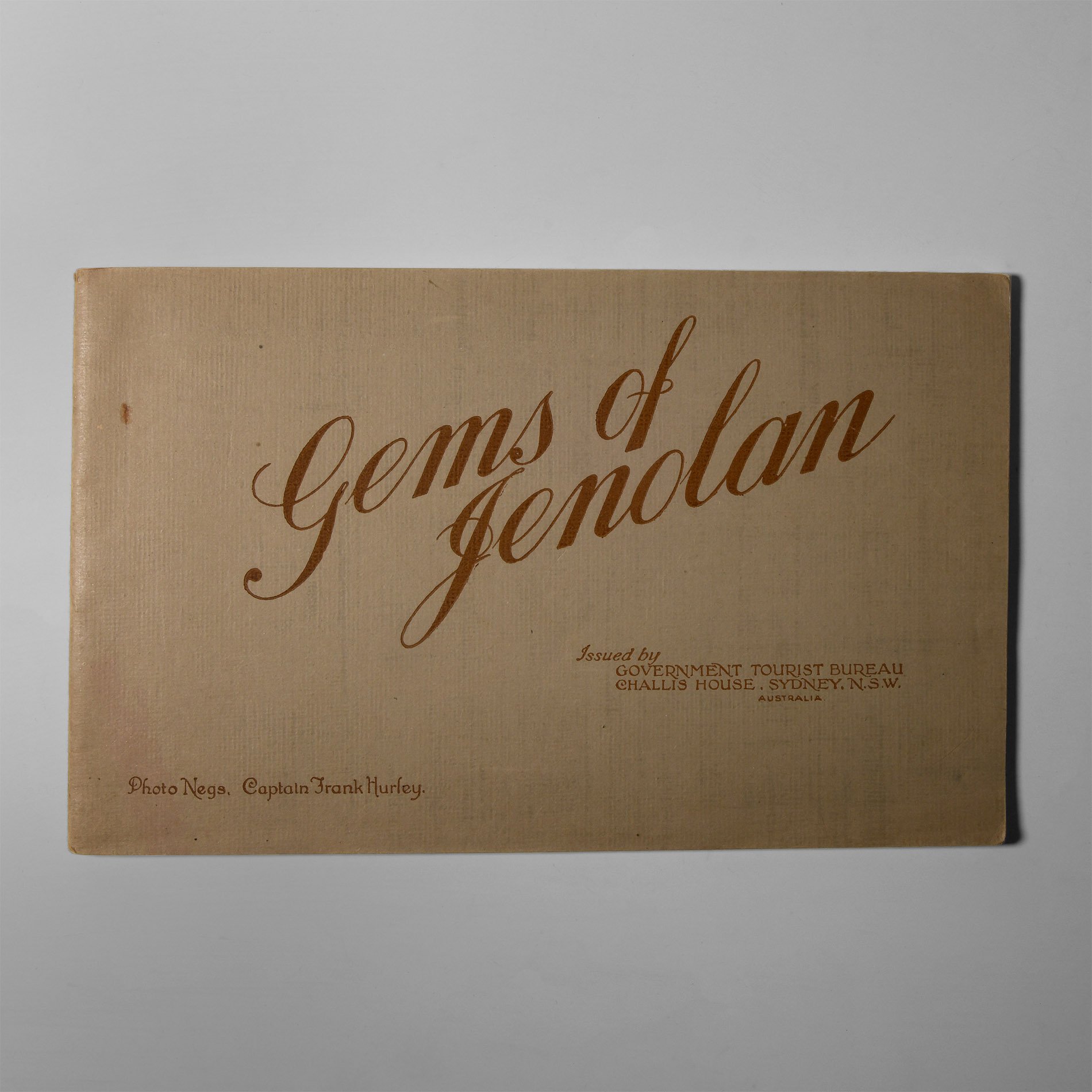 Natural History Books - Hurley - Gems of Jenolan