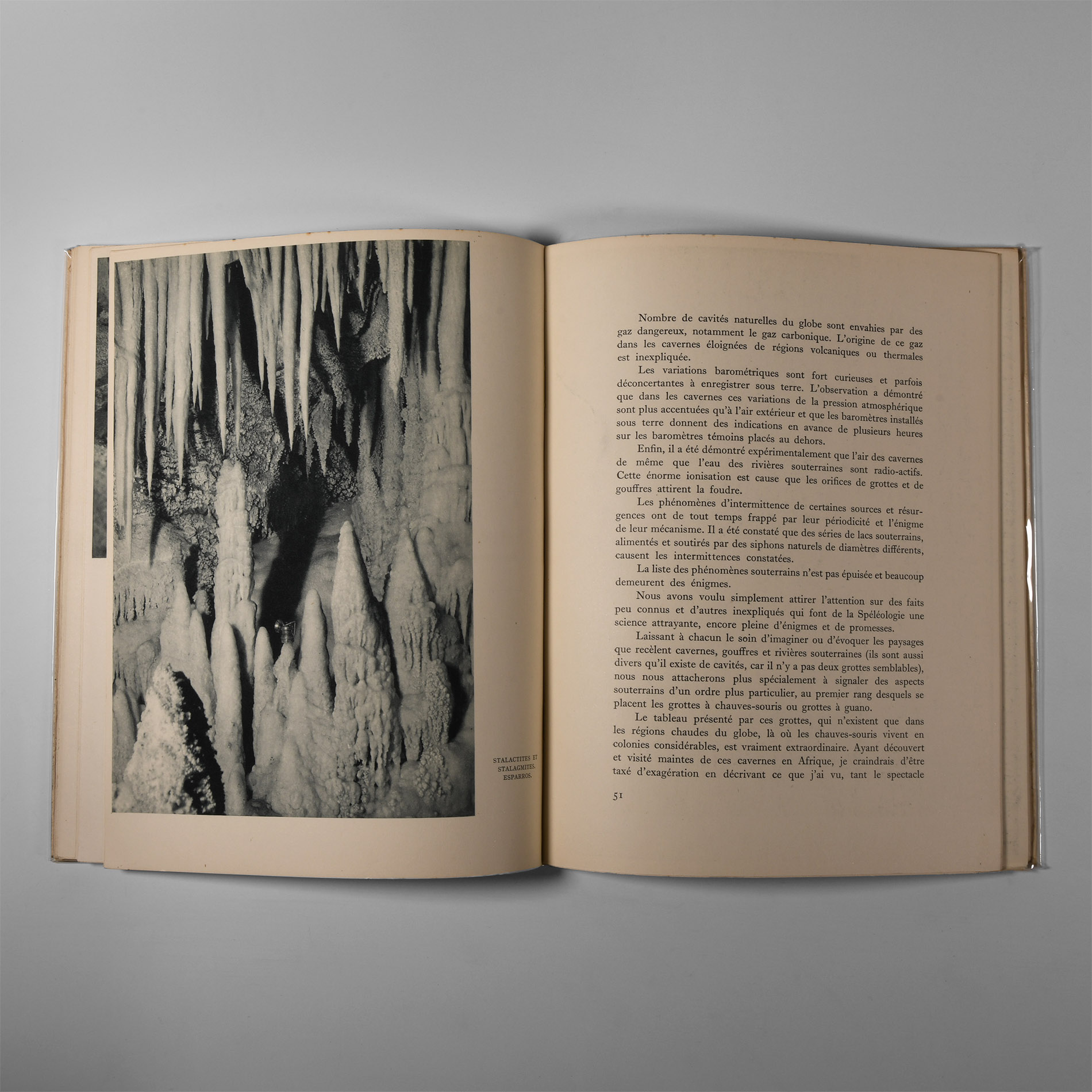 Natural History Books - Casteret / Gattet - Paysages Souterrains