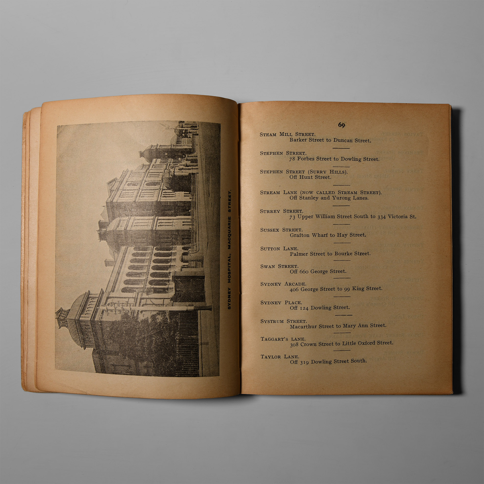 Natural History Books - Webb - Guide to the City of Sydney
