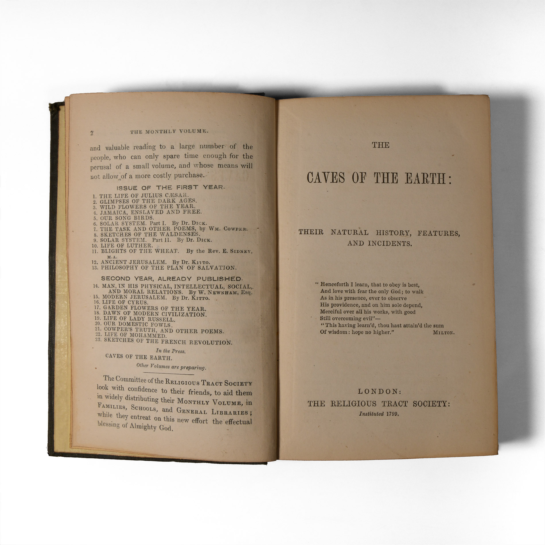 Natural History Books - [Anonymous] - The Caves of the Earth