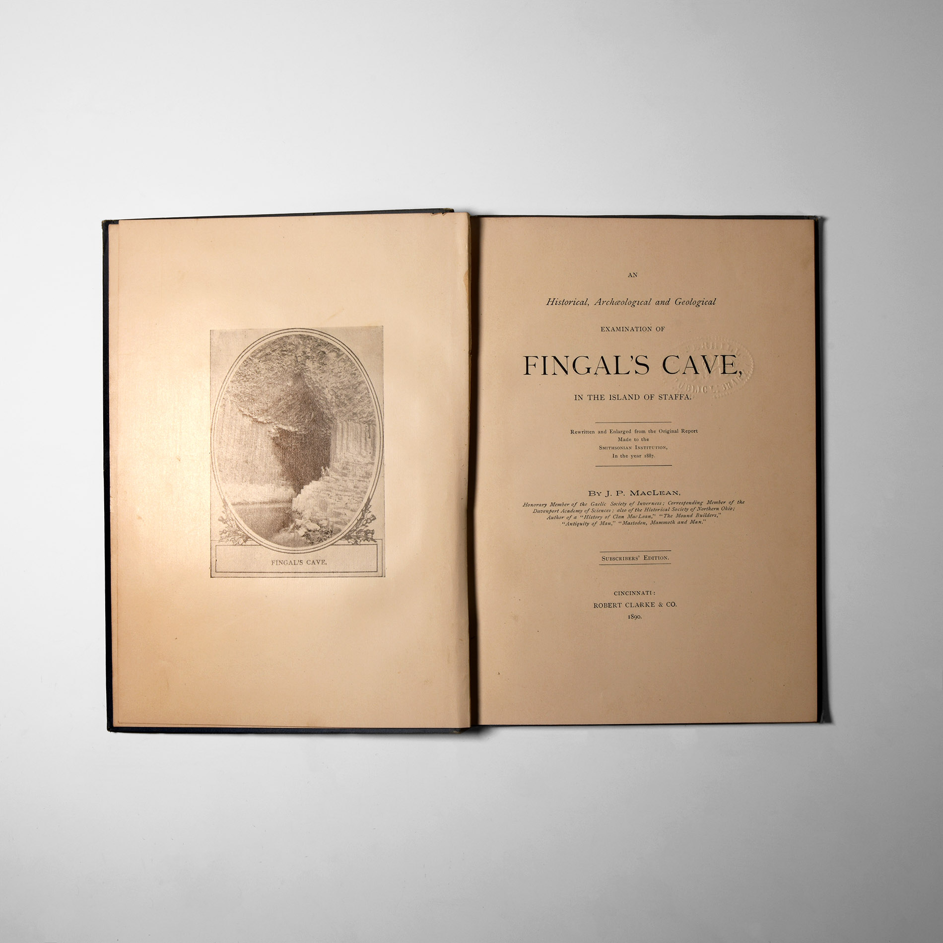 Natural History Books - MacLean - Historical Archaeological and Geological Examination of Fingal's Cave