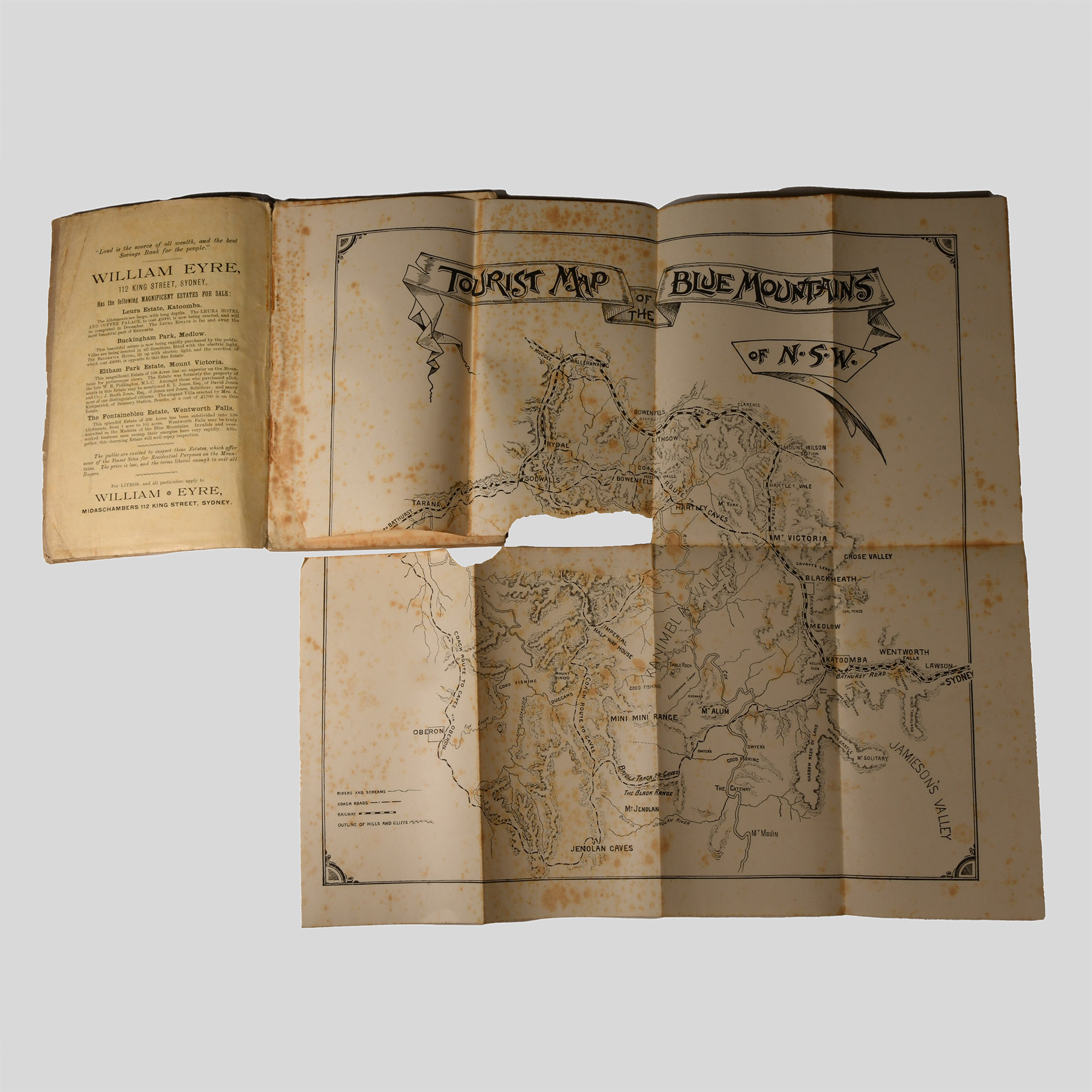 Natural History Books - [Anonymous] - Horrock's Handy Guide to the Blue Mountains and Caves of NSW