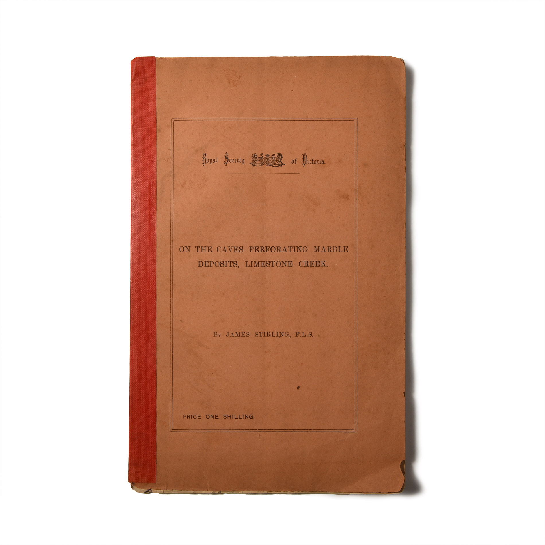Natural History Books - Stirling - Caves Perforating Marble Deposits