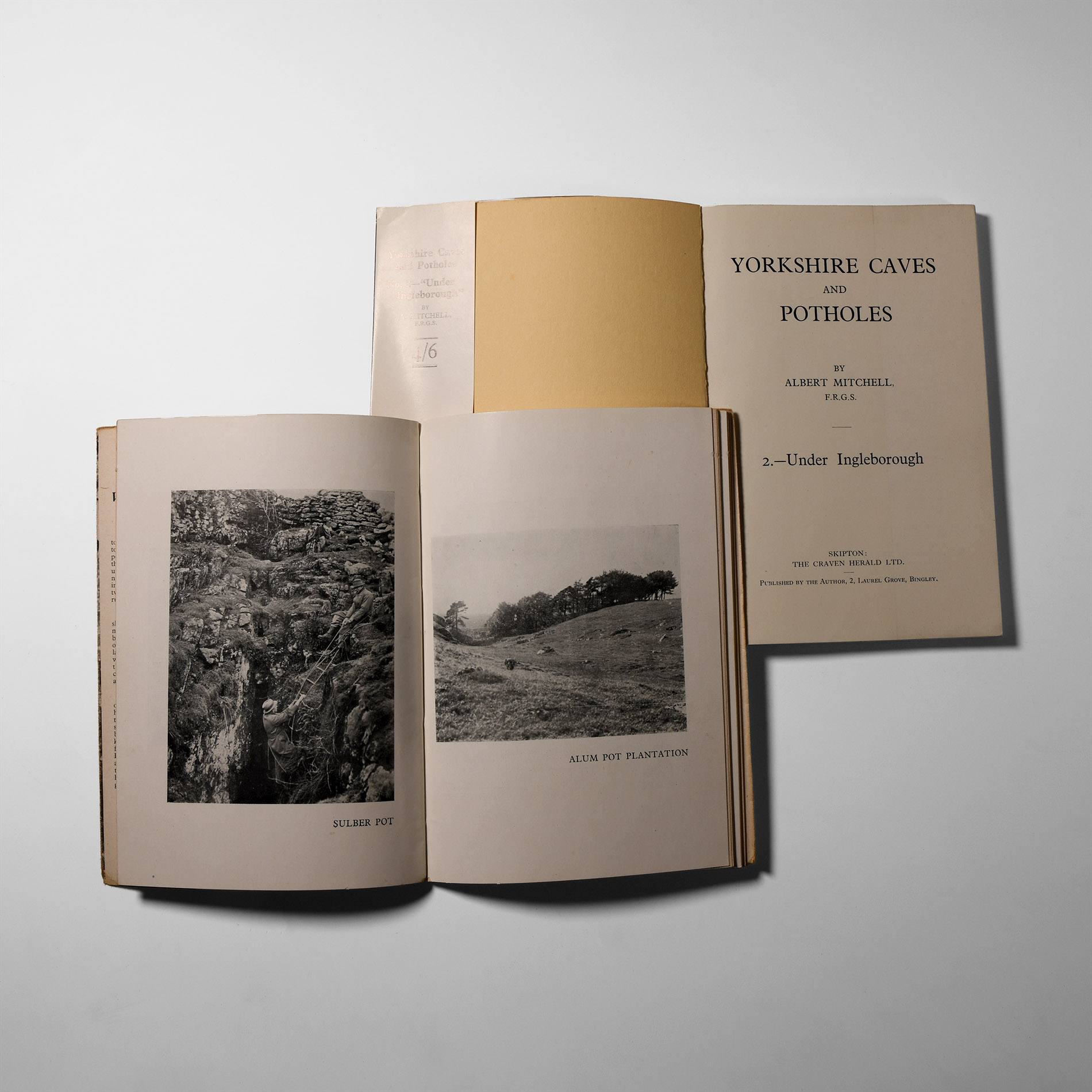 Natural History Books - Mitchell - Yorkshire Caves and Potholes, Volumes 1 and 2