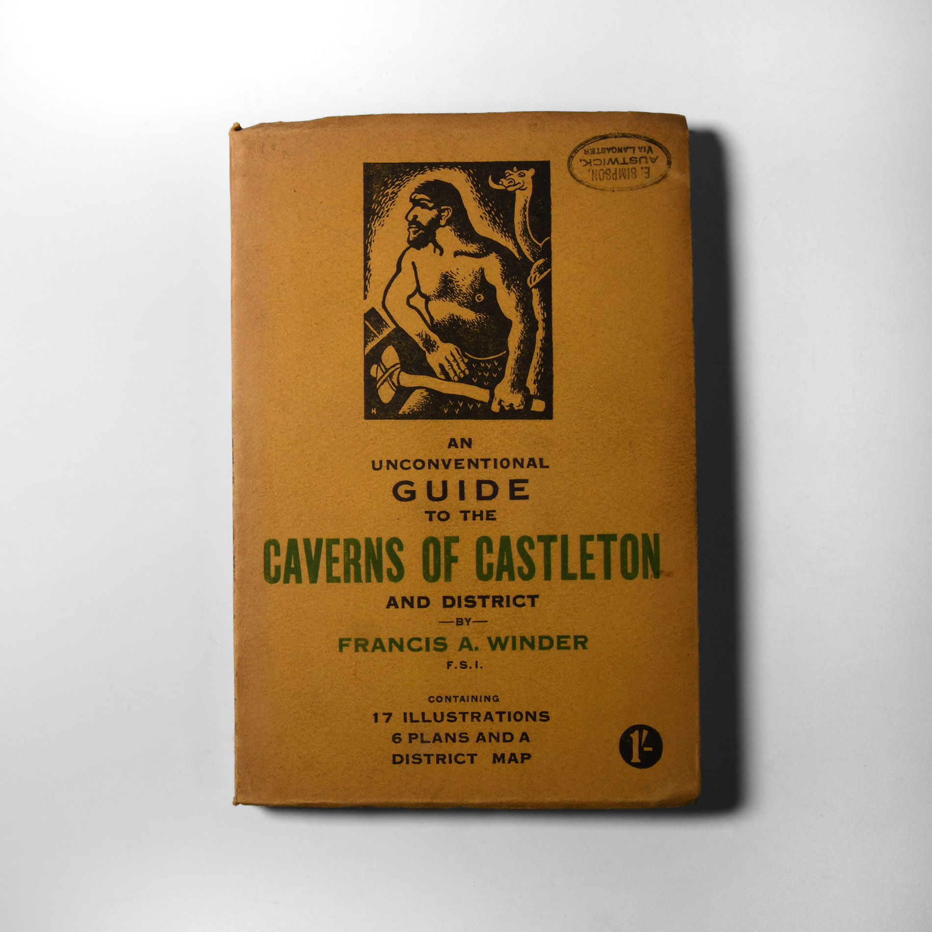 Natural History Books - Winder - Unconventional Guide to the Caves of Castleton