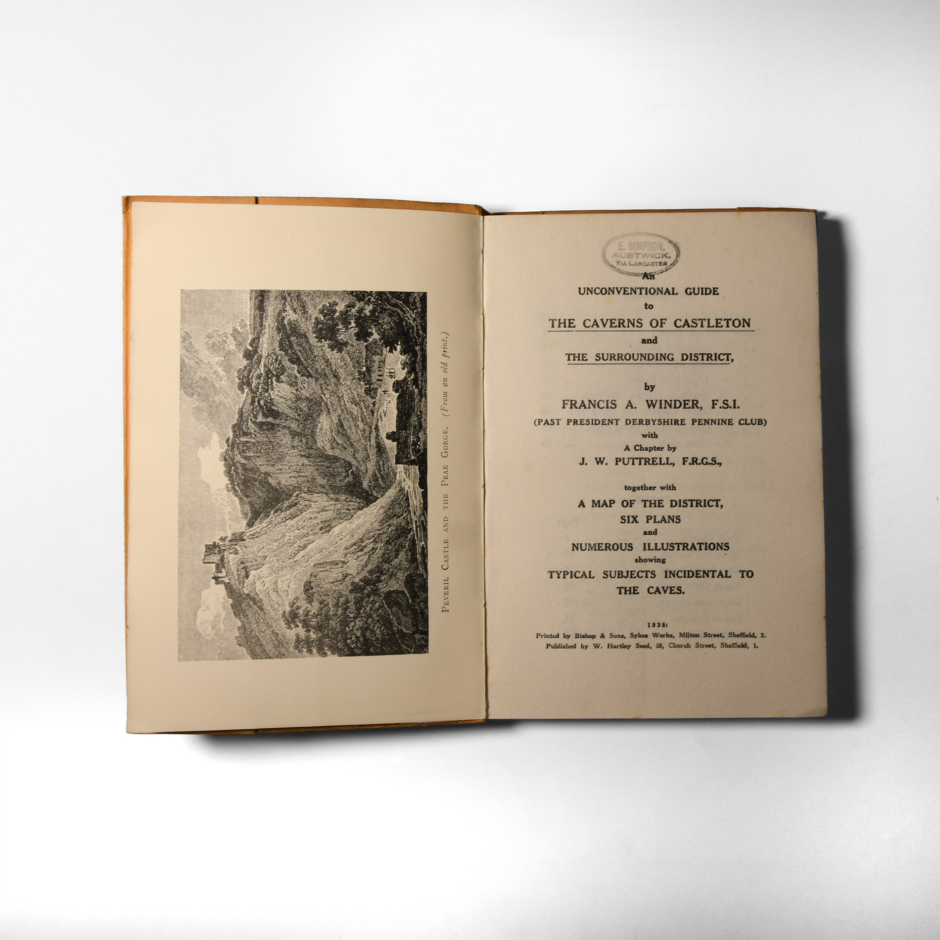 Natural History Books - Winder - Unconventional Guide to the Caves of Castleton