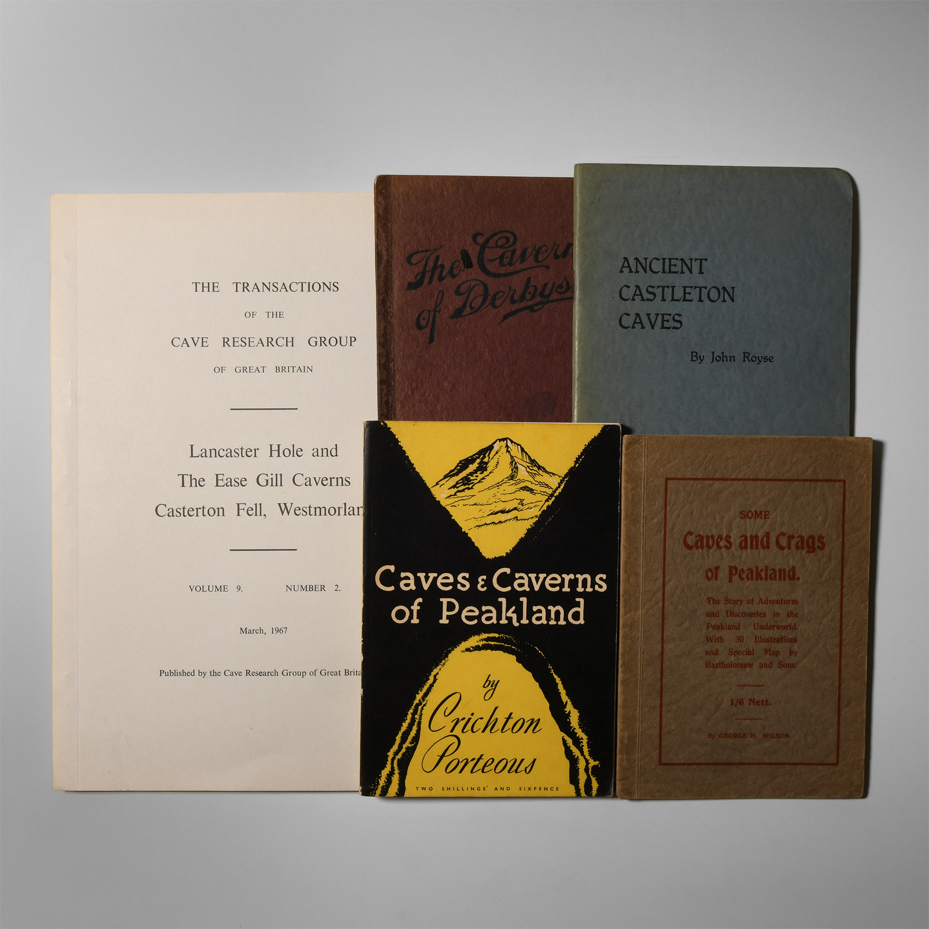 Natural History Books - Peakland and Other Caves - Pamphlets
