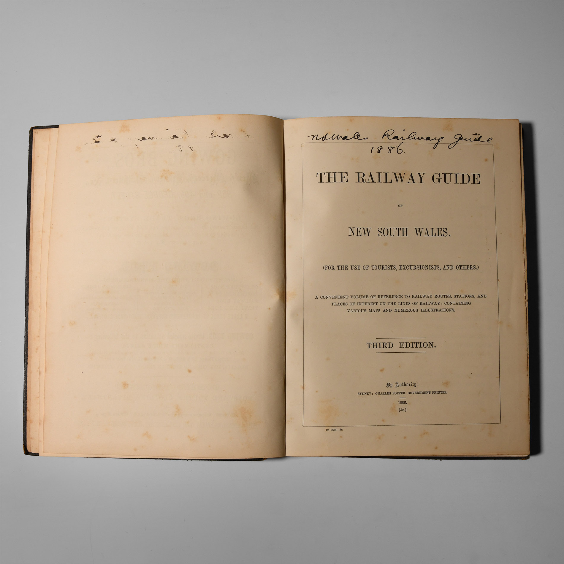 Natural History Books - Australia, New South Wales - The Railway Guide