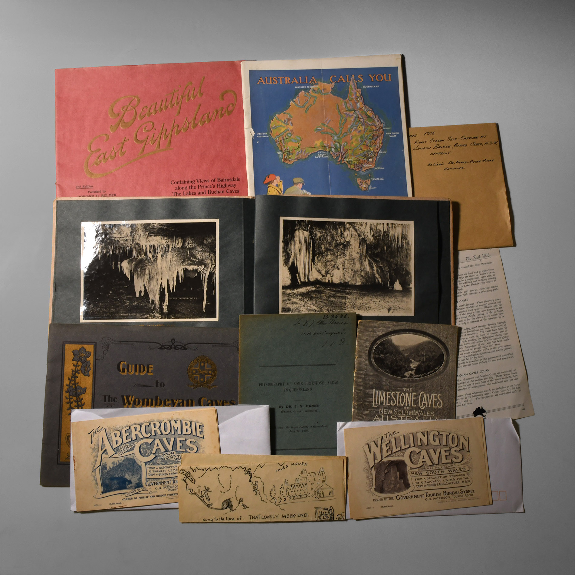 Natural History Books - Various - Australia Cave Guides