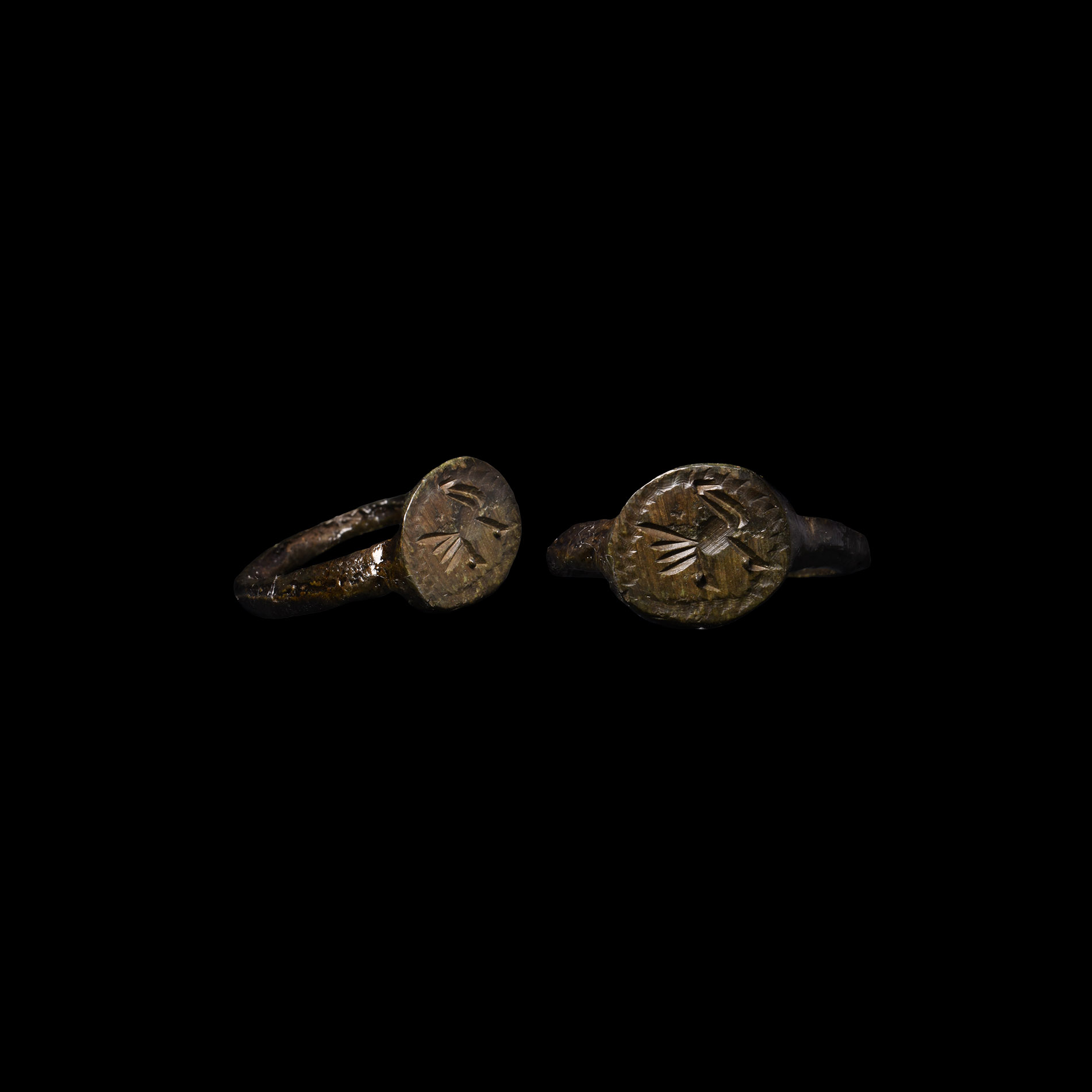 Medieval Ring with Bird