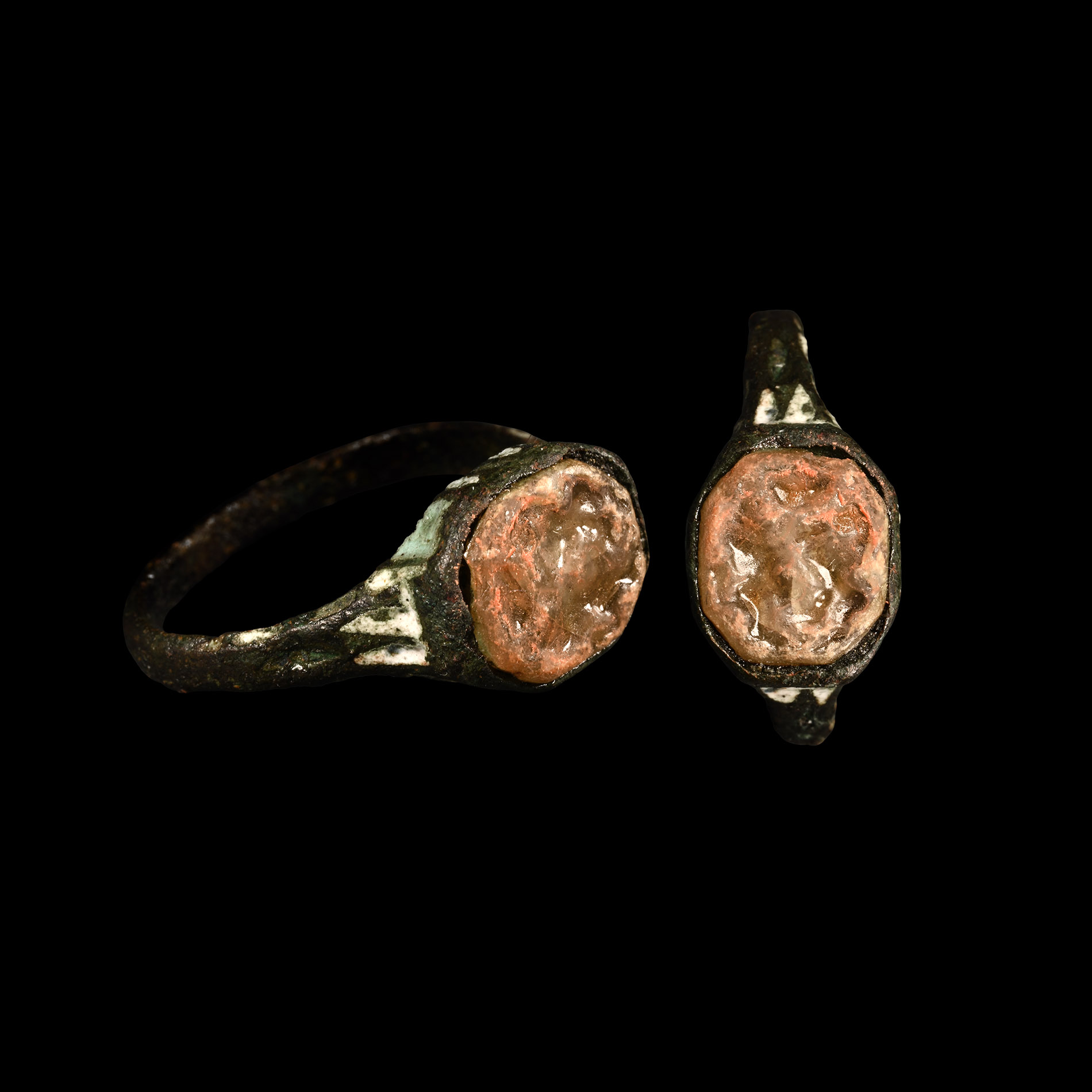 Tudor Period Ring with Armorial Intaglio