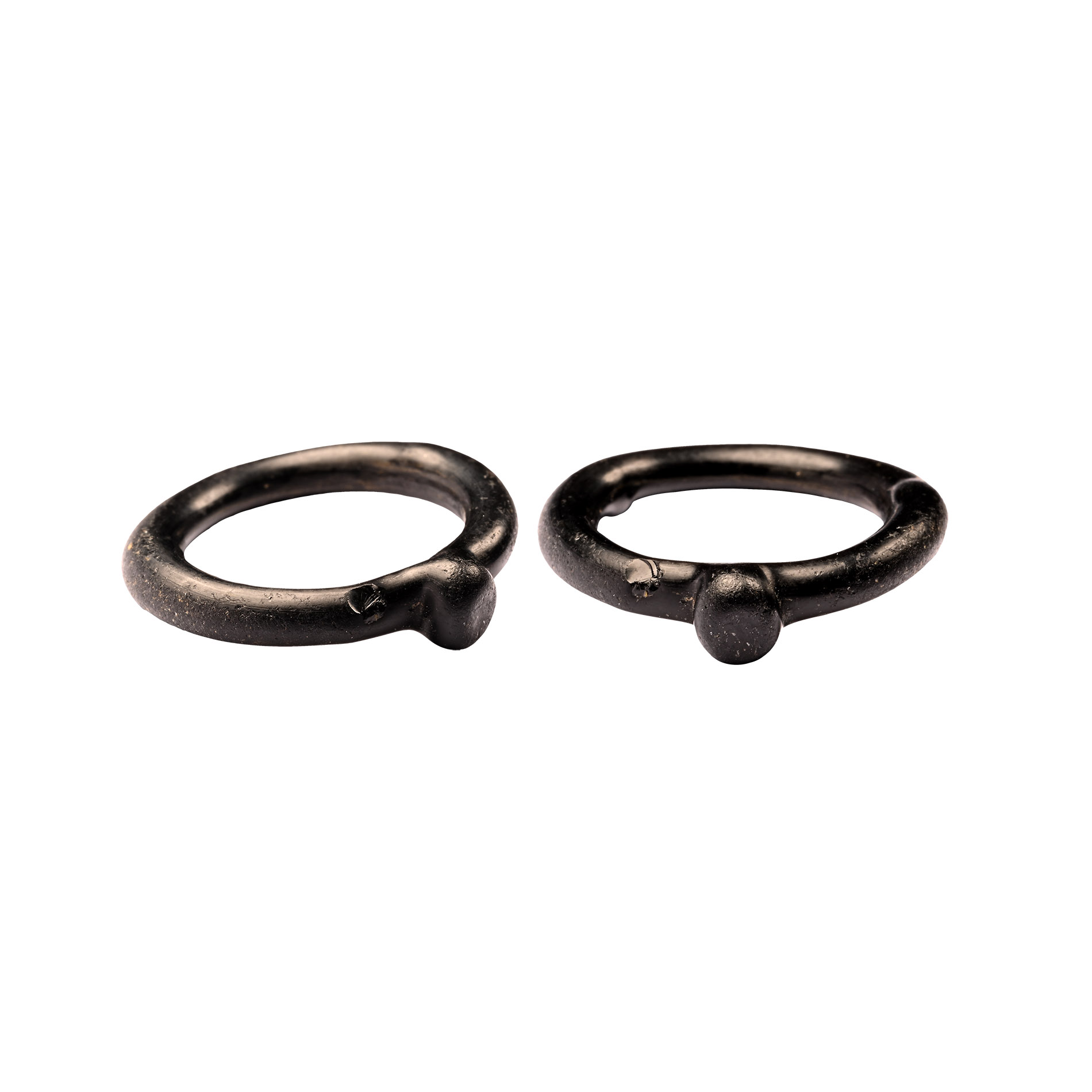 Romano-Egyptian Glass Finger Ring