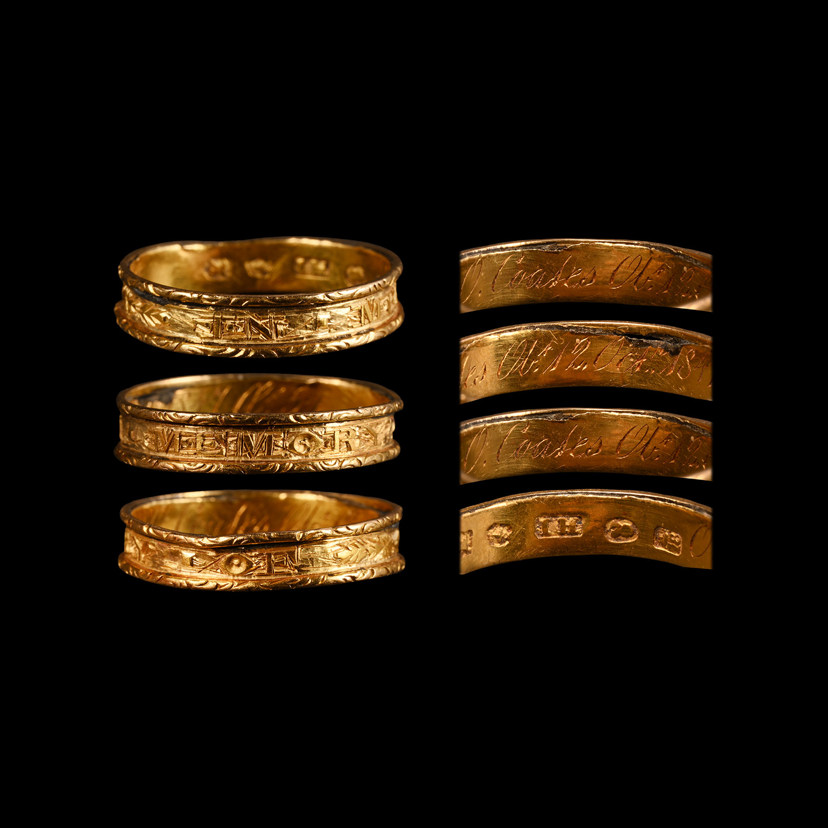 Georgian Gold Memento Mori Ring