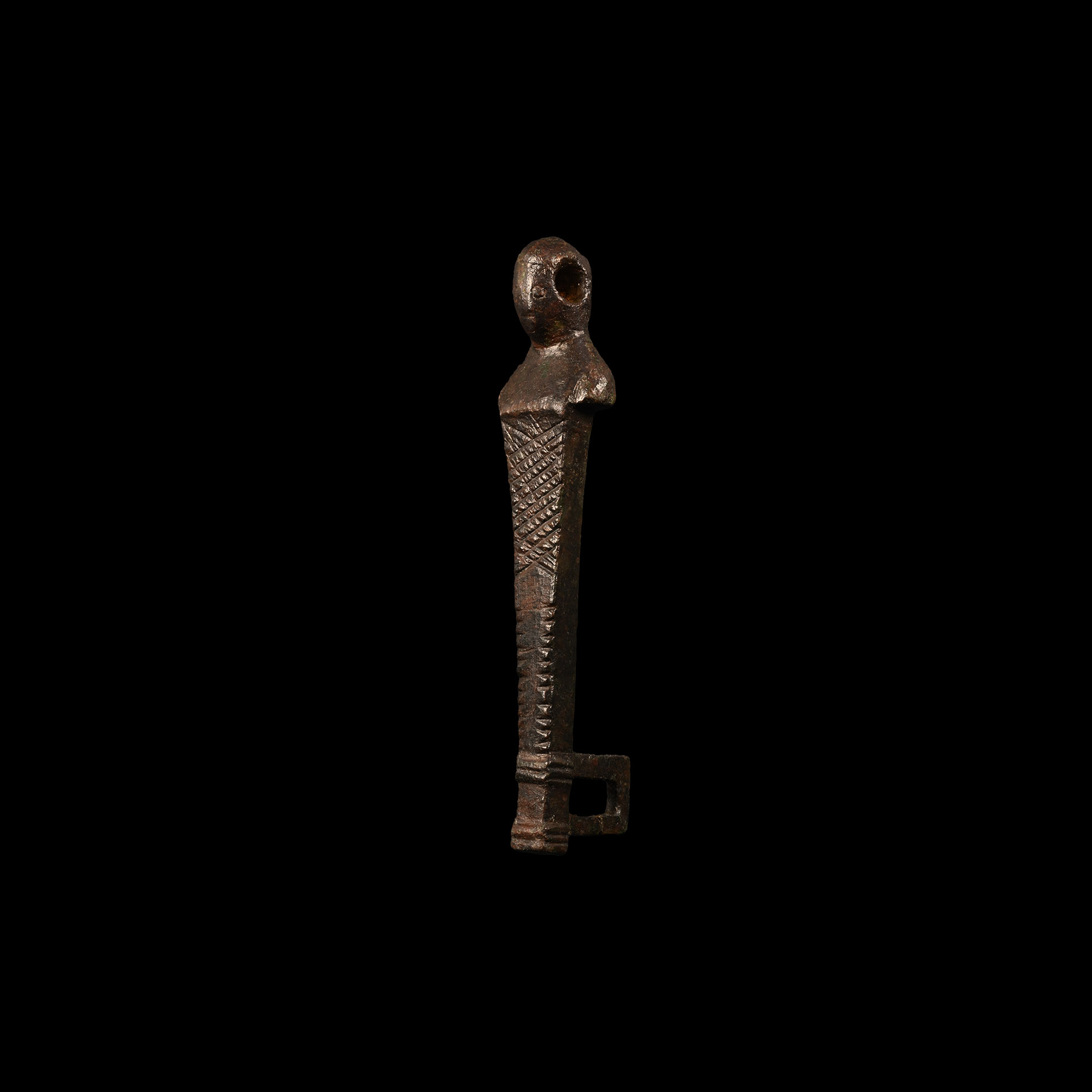 Roman Lock Plate Figure