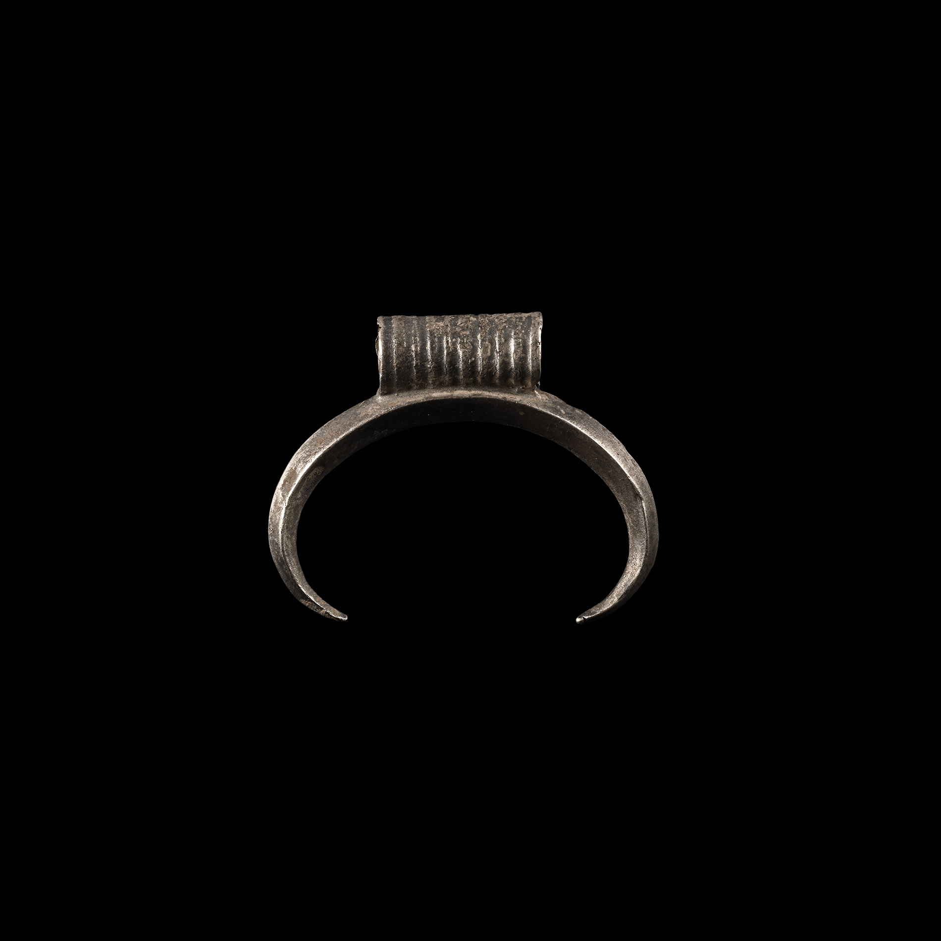 Roman Silver Lunar Pendant