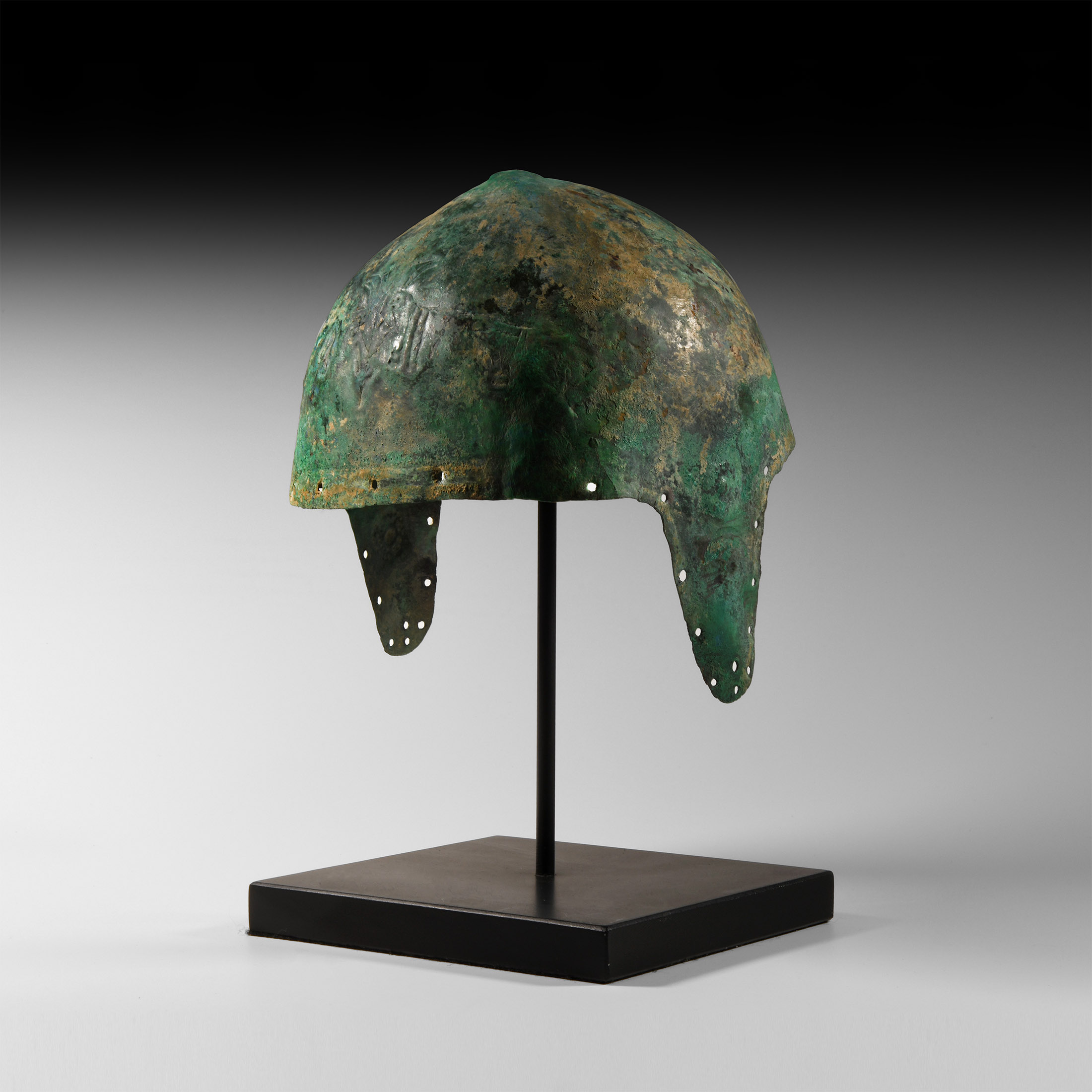 Levantine Helmet with Opposing Ibexes