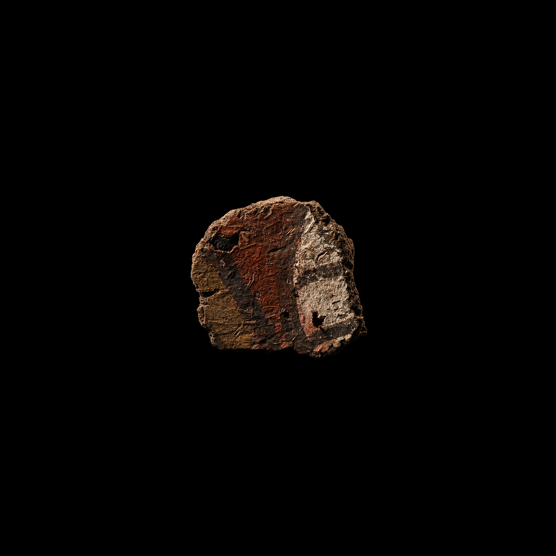 Egyptian Palace of Amenophis III Painted Wall Plaster