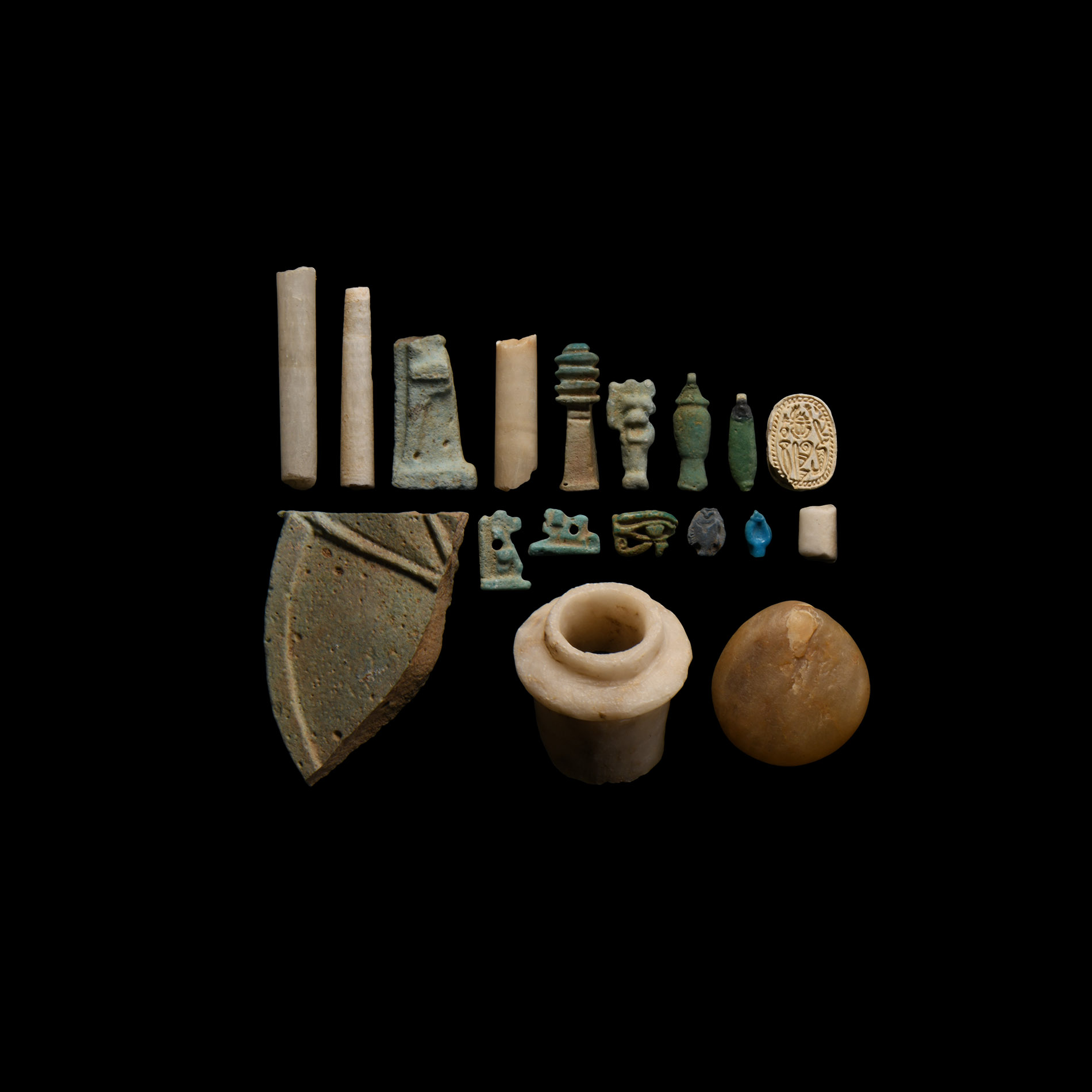 Egyptian Amulet and Other Artefact Collection