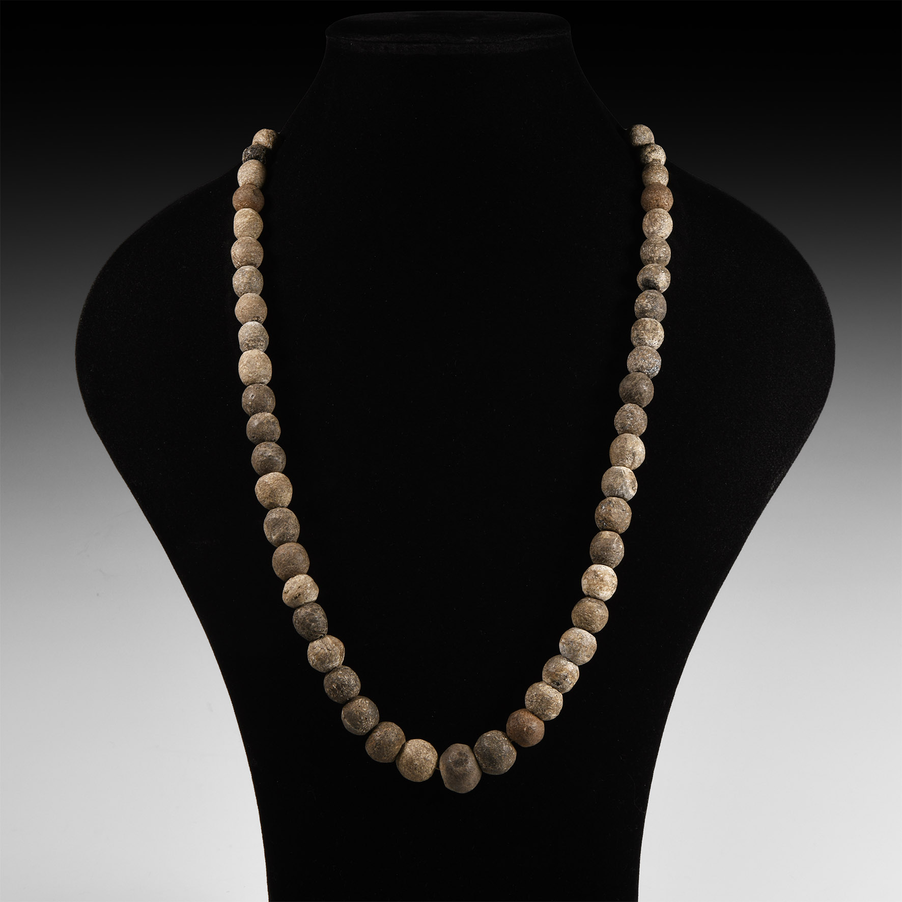 Natural History - Woolly Mammoth Bone Bead Necklace String