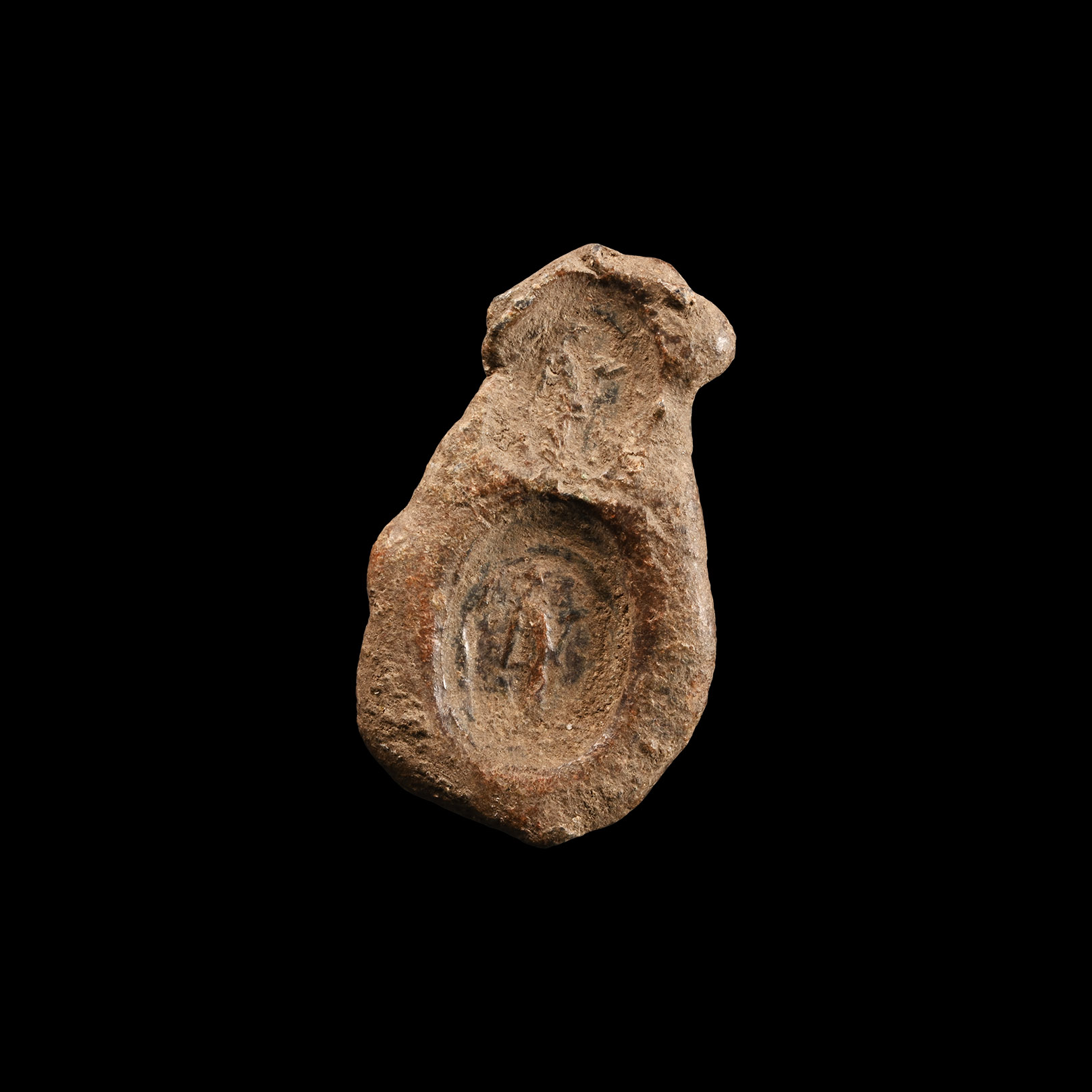 Roman Lead Tag with Seal Impressions