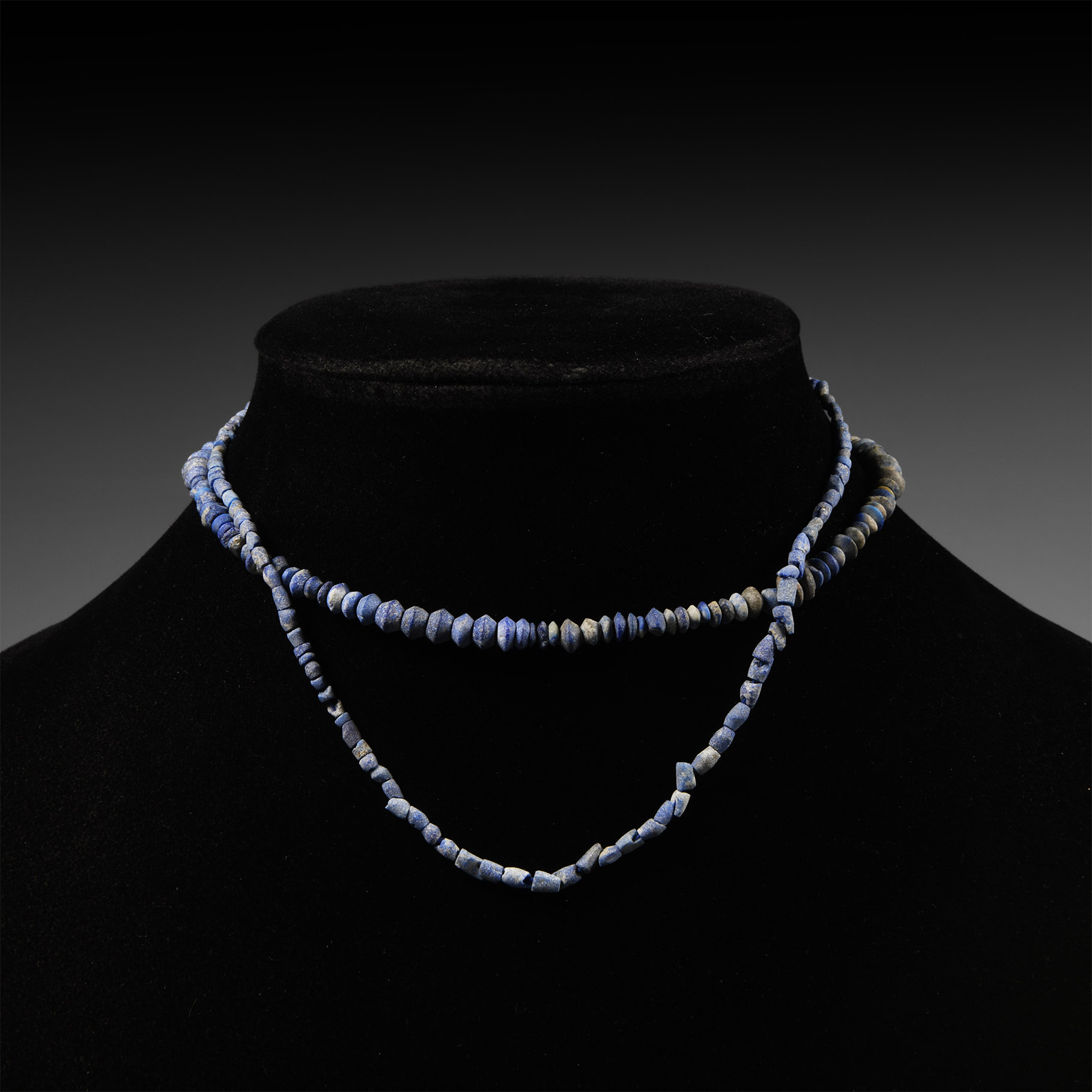 Bactrian Lapis Lazuli Bead Necklaces
