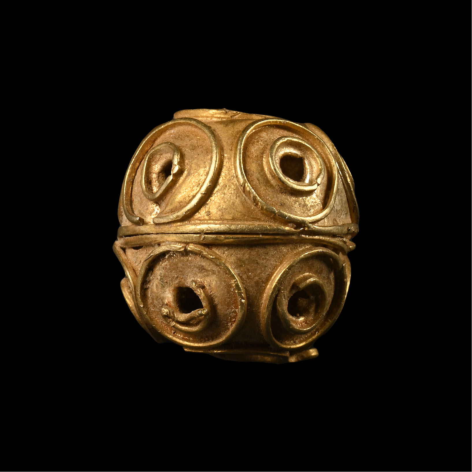 Western Asiatic Gold Filigree Bead