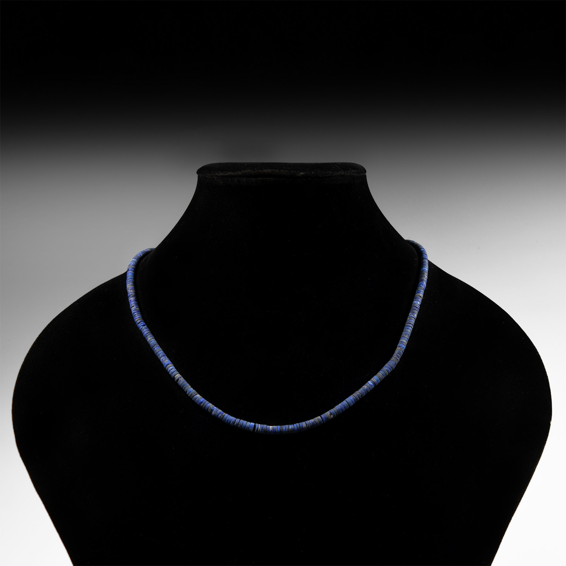 Bactrian Style Lapis Lazuli Bead Necklace