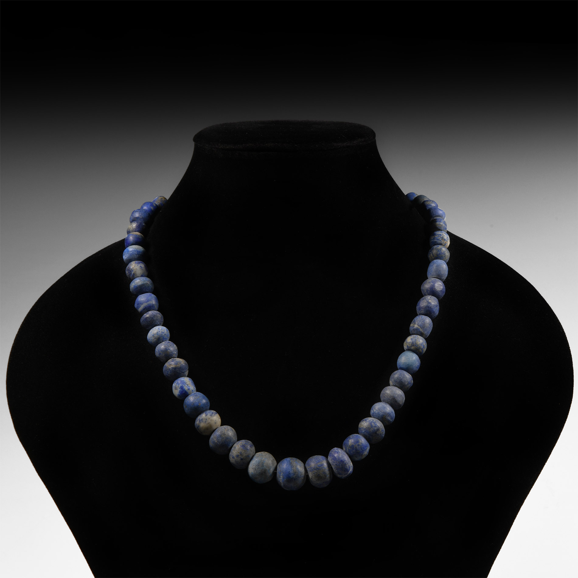 Bactrian Style Lapis Lazuli Bead Necklace