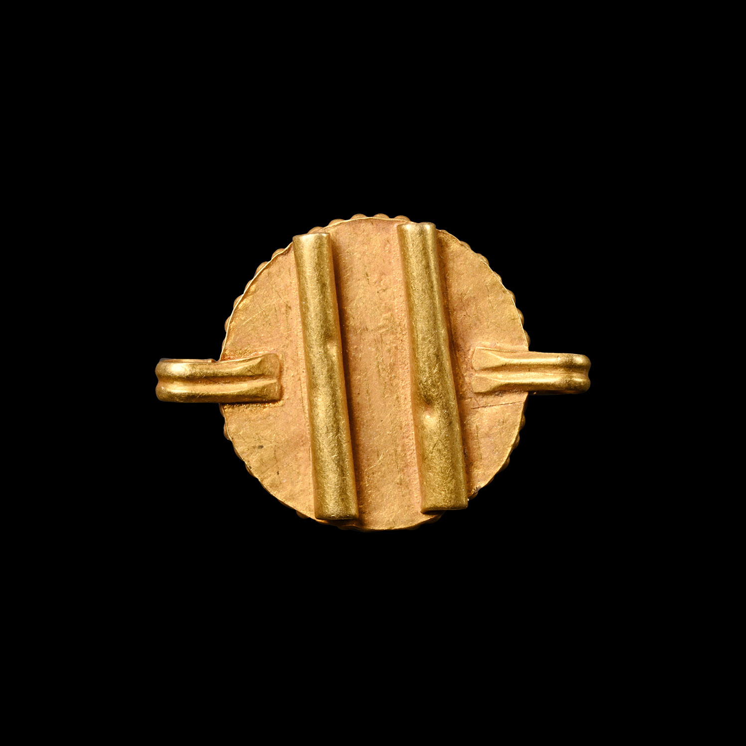 Saxon Gold Jewelled Necklace Element