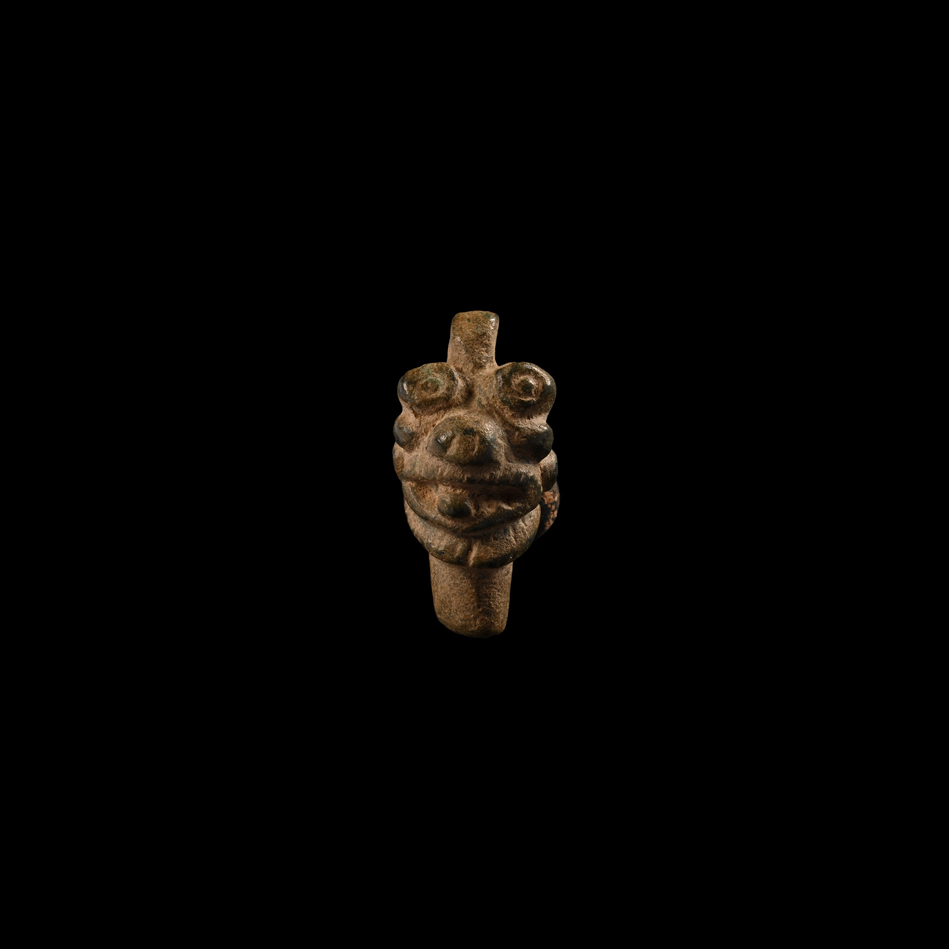 Western Asiatic Pazuzu Head Amulet