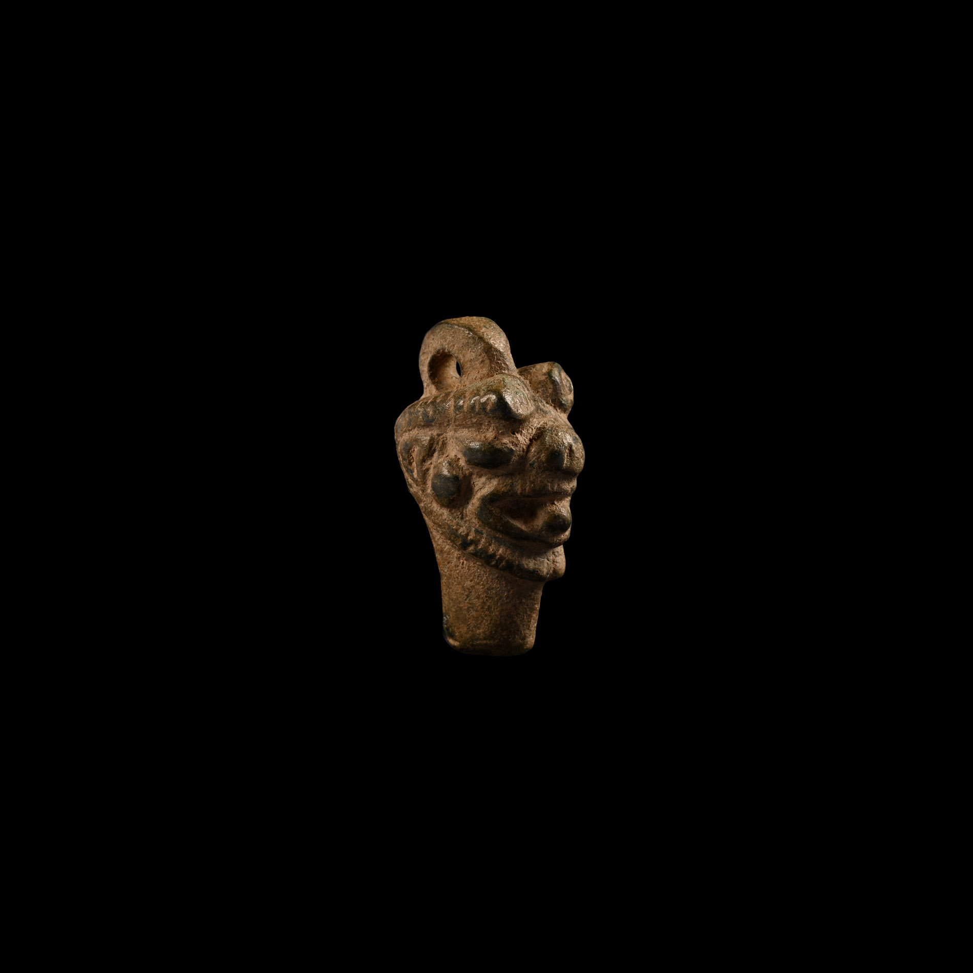 Western Asiatic Pazuzu Head Amulet