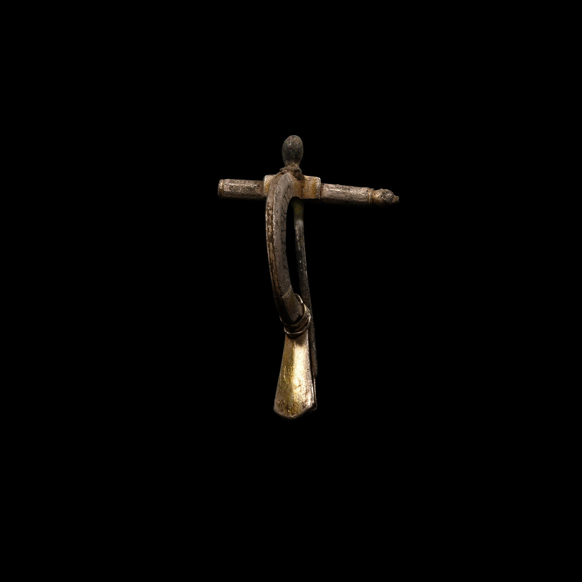 Roman Silver Brooch with Dedicatory Inscription
