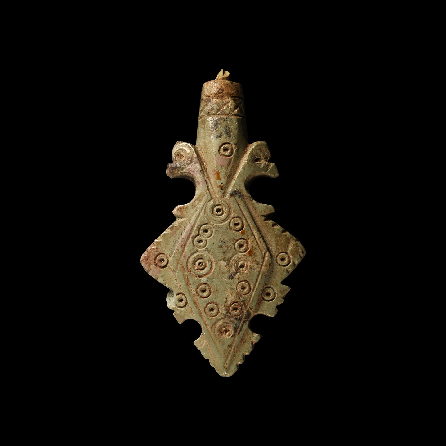 Western Asiatic Decorated Bone Handle