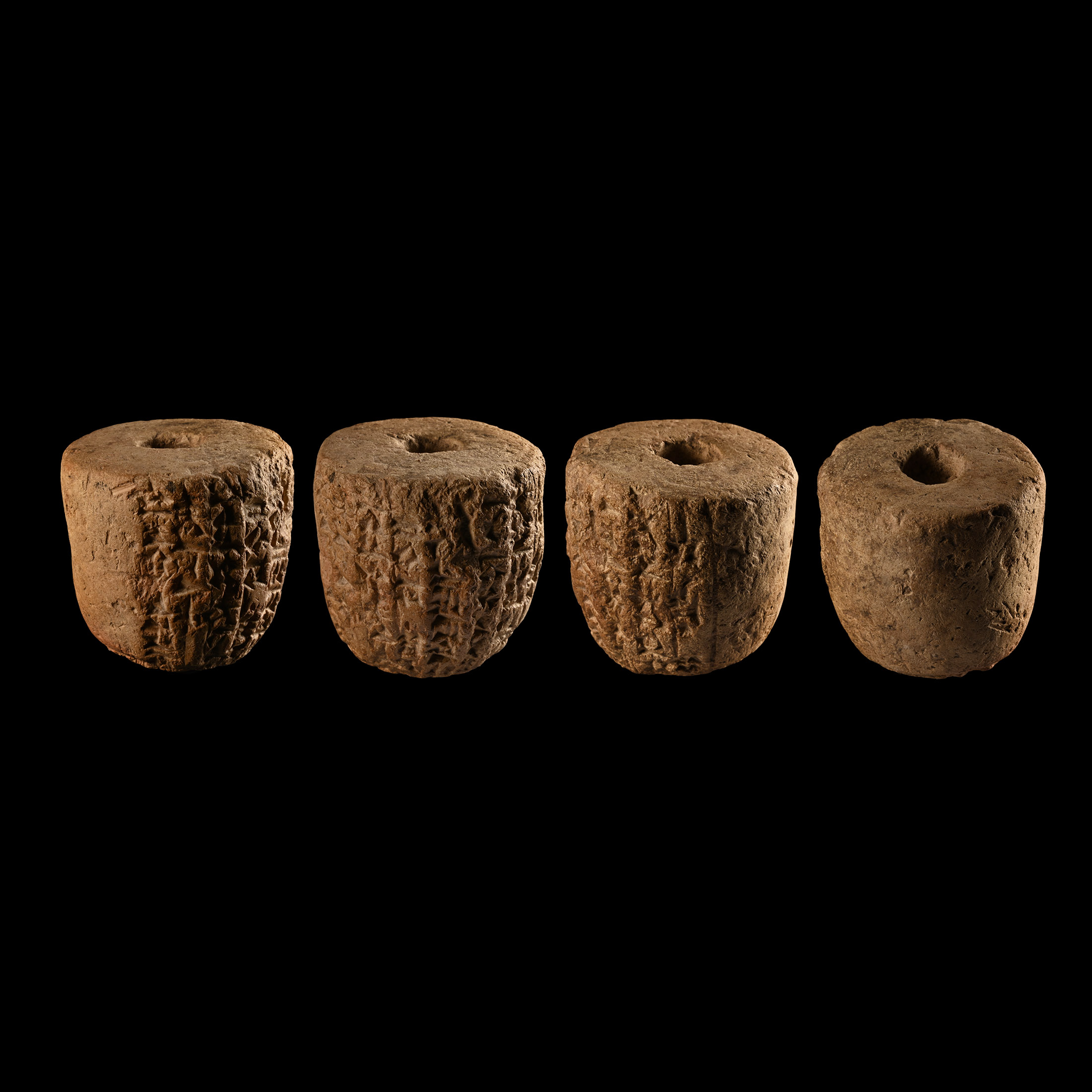 Babylonian Cuneiform Cylinder with Akkadian Inscription Relating to the Planting of a Cedar Hedge