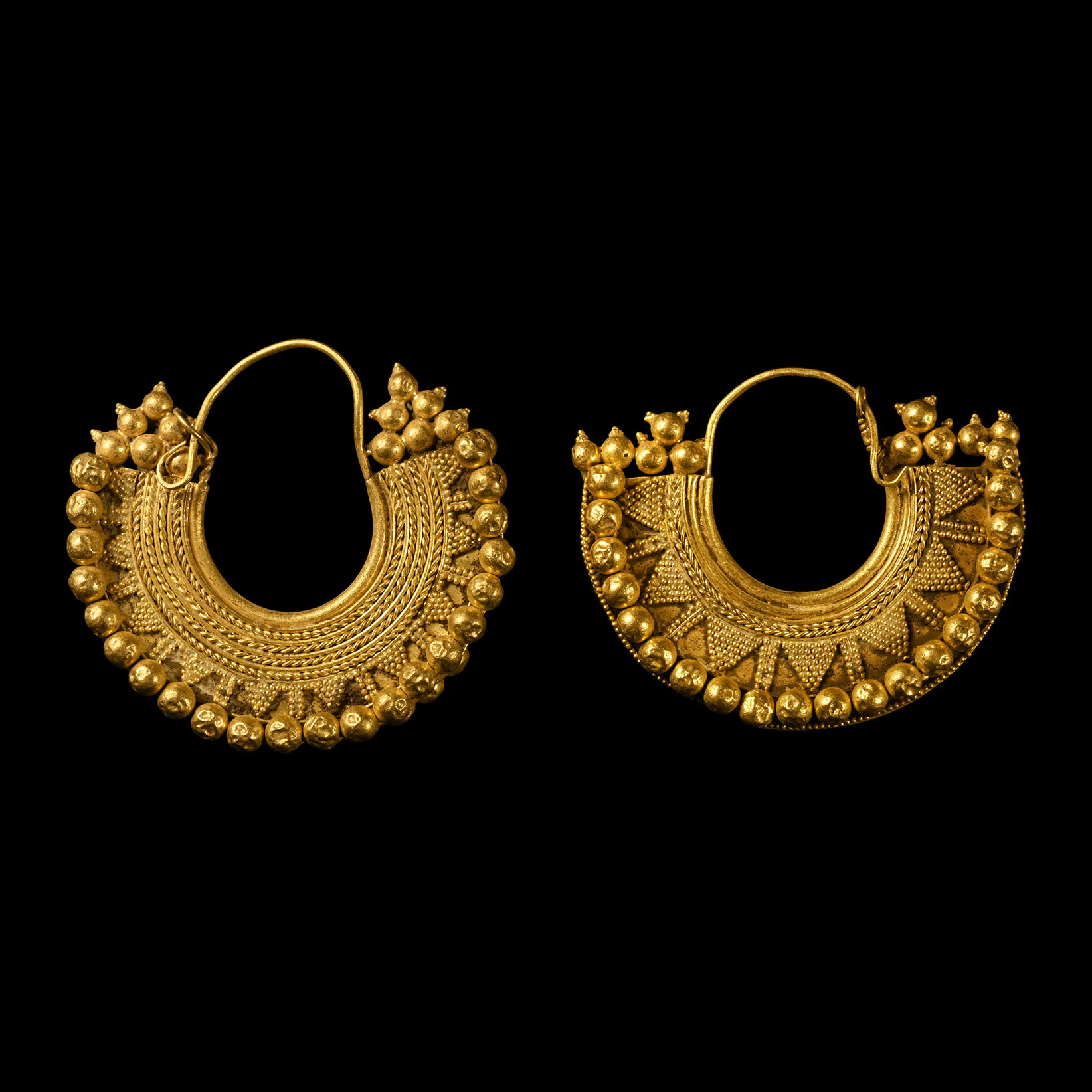 Parthian Gold Earrings