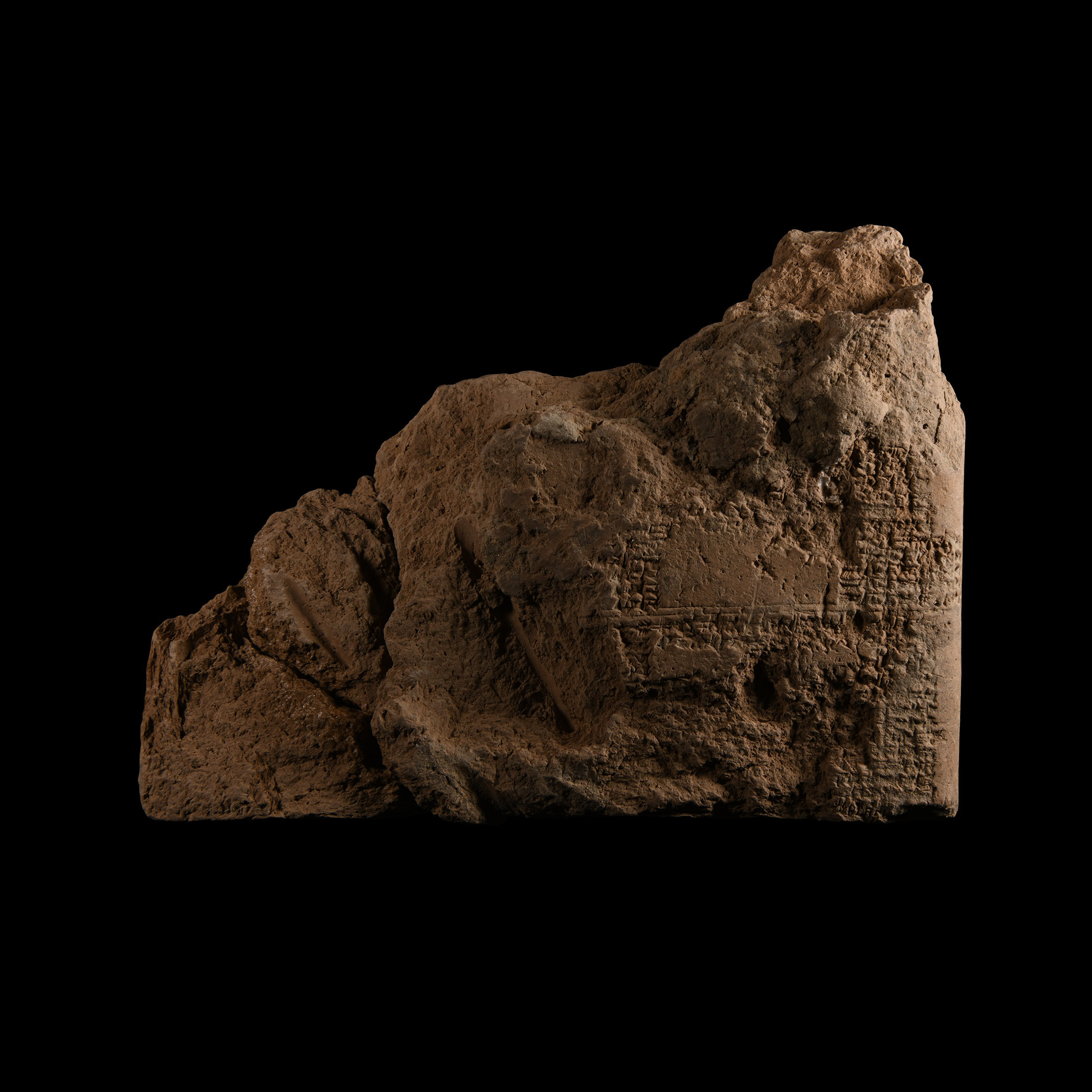 Large Babylonian Cuneiform Tablet Fragment Concerning the Study of the Sacrificial Liver