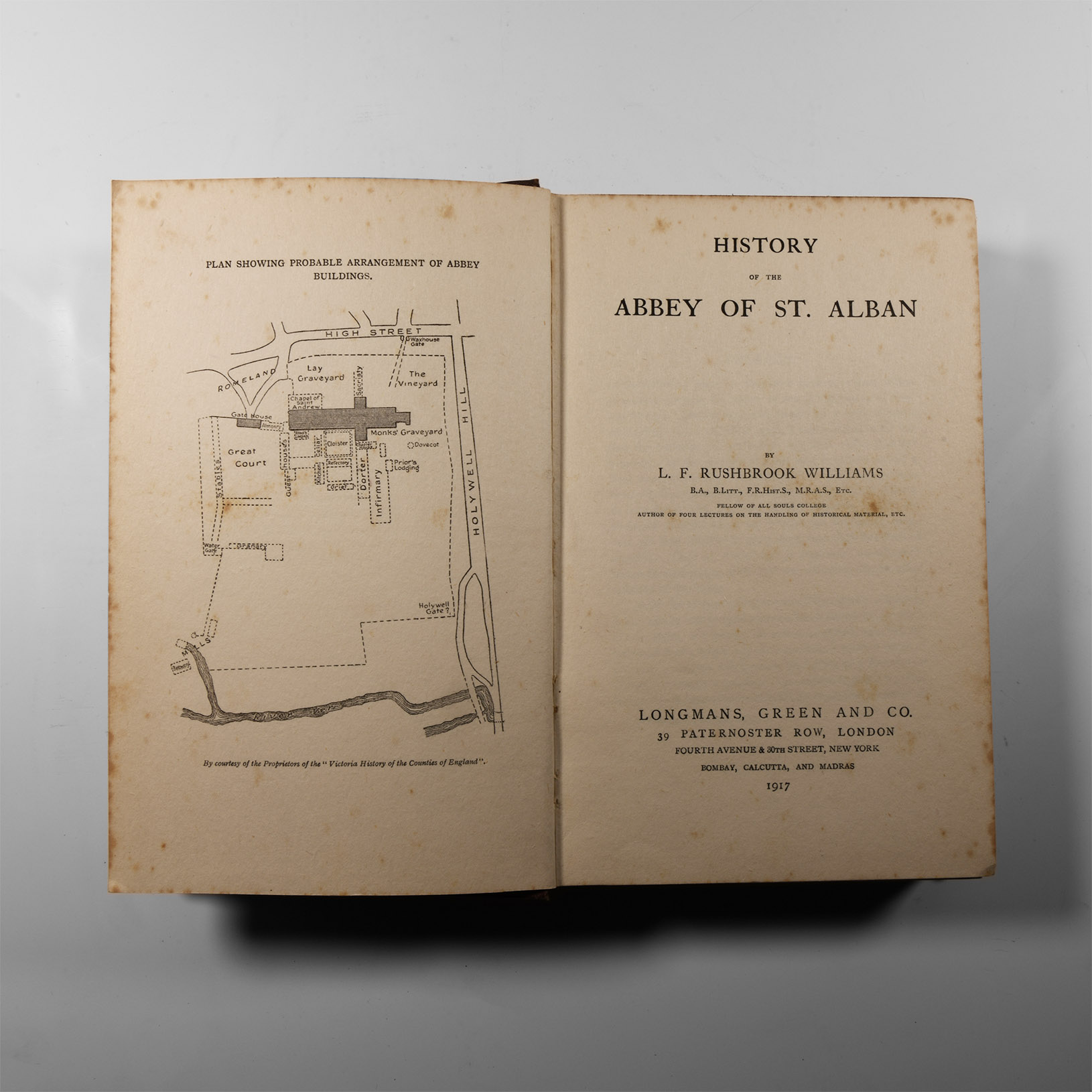 Books - Williams - History of the Abbey of St Alban