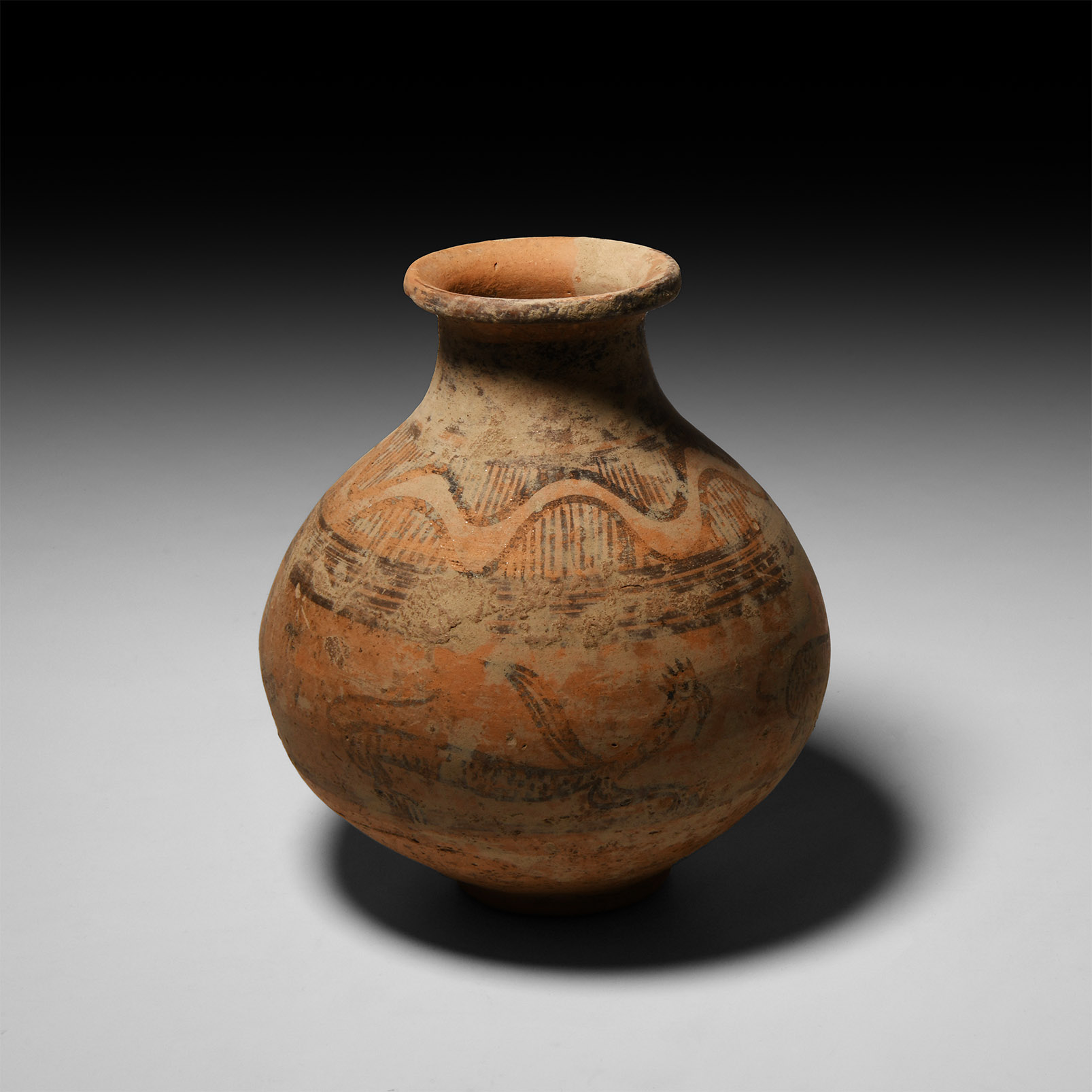 Indus Valley Painted Vase with Animals