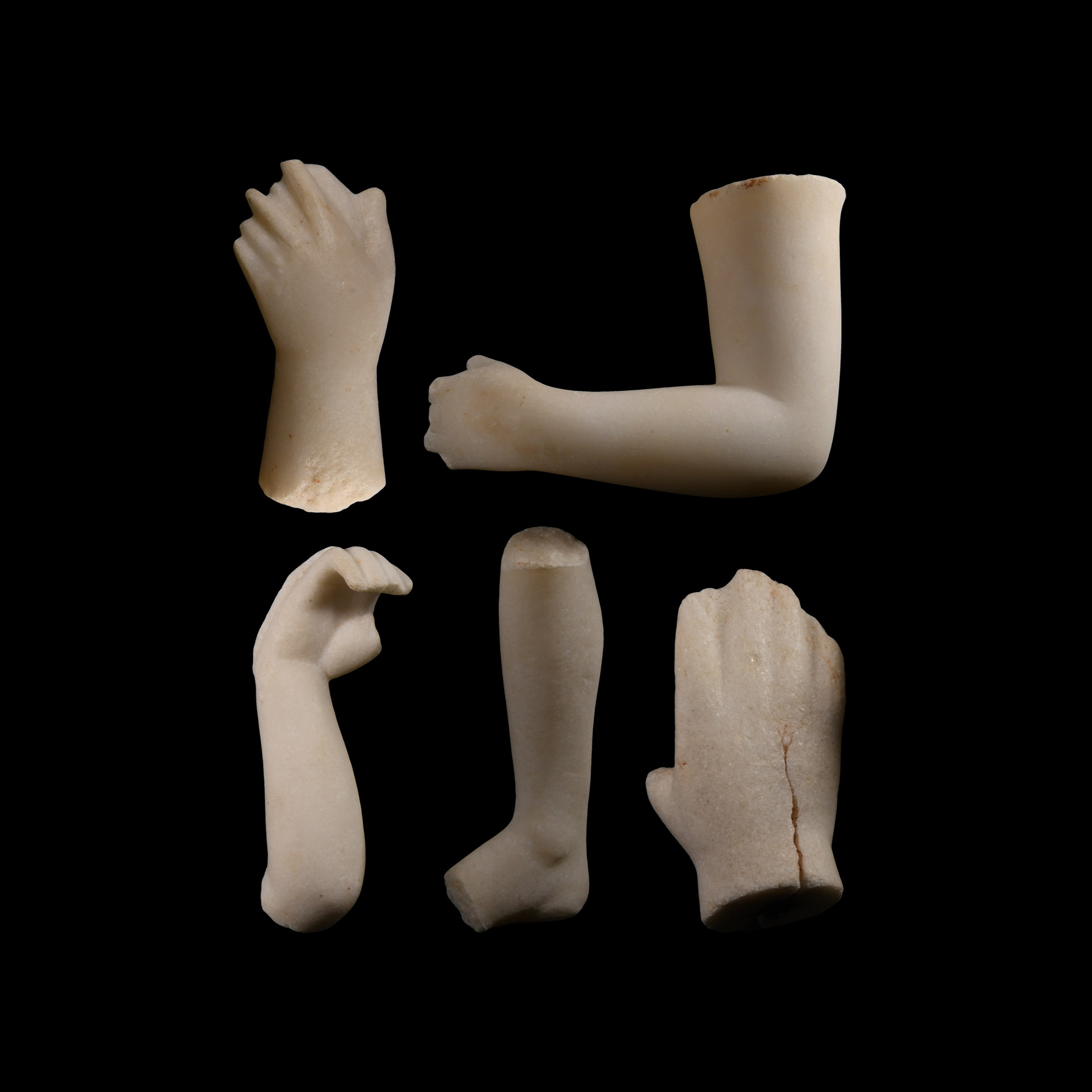 Roman Marble Fragment Group